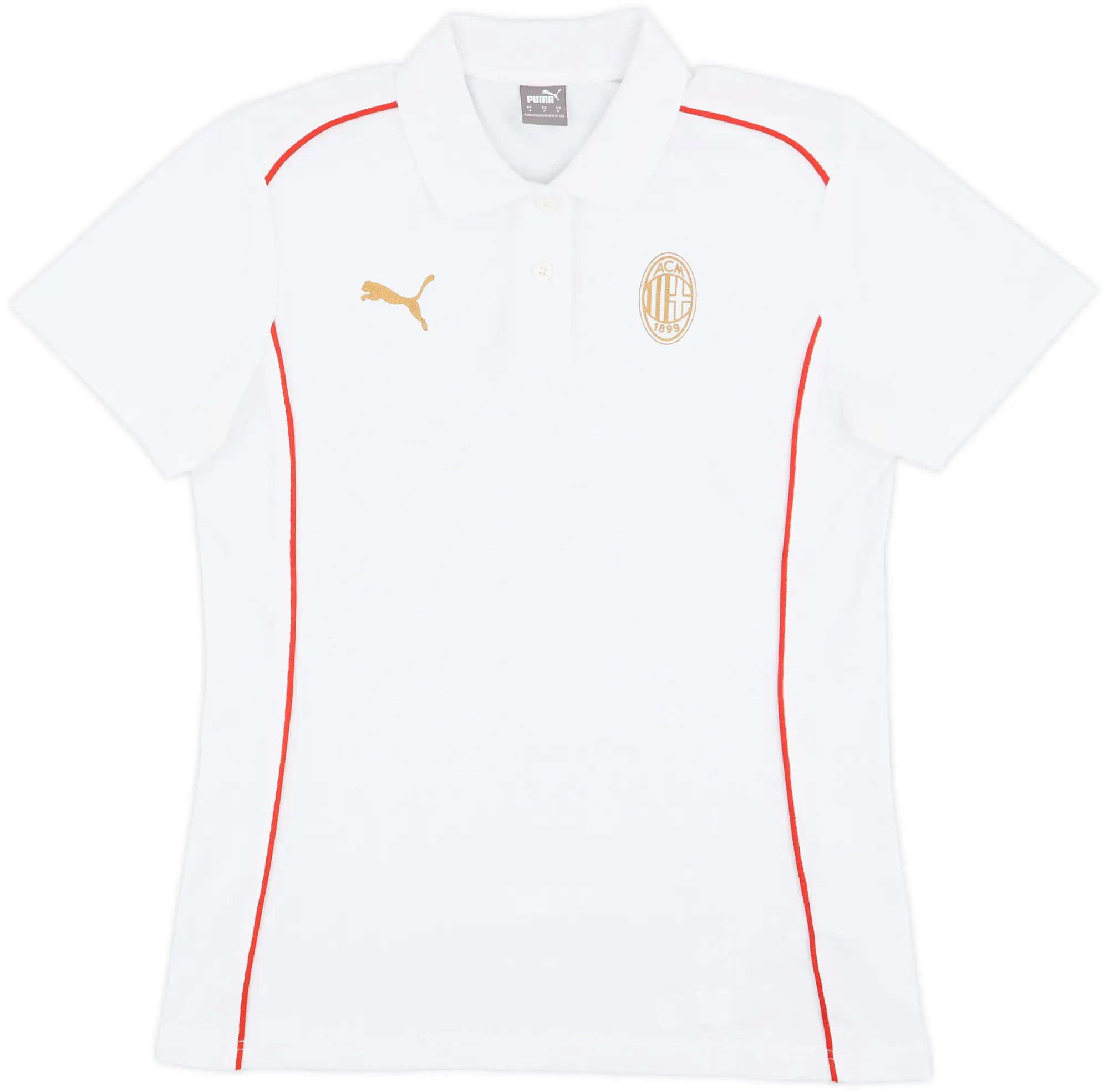2024-25 AC Milan Puma Polo Shirt - 9/10 - (S)