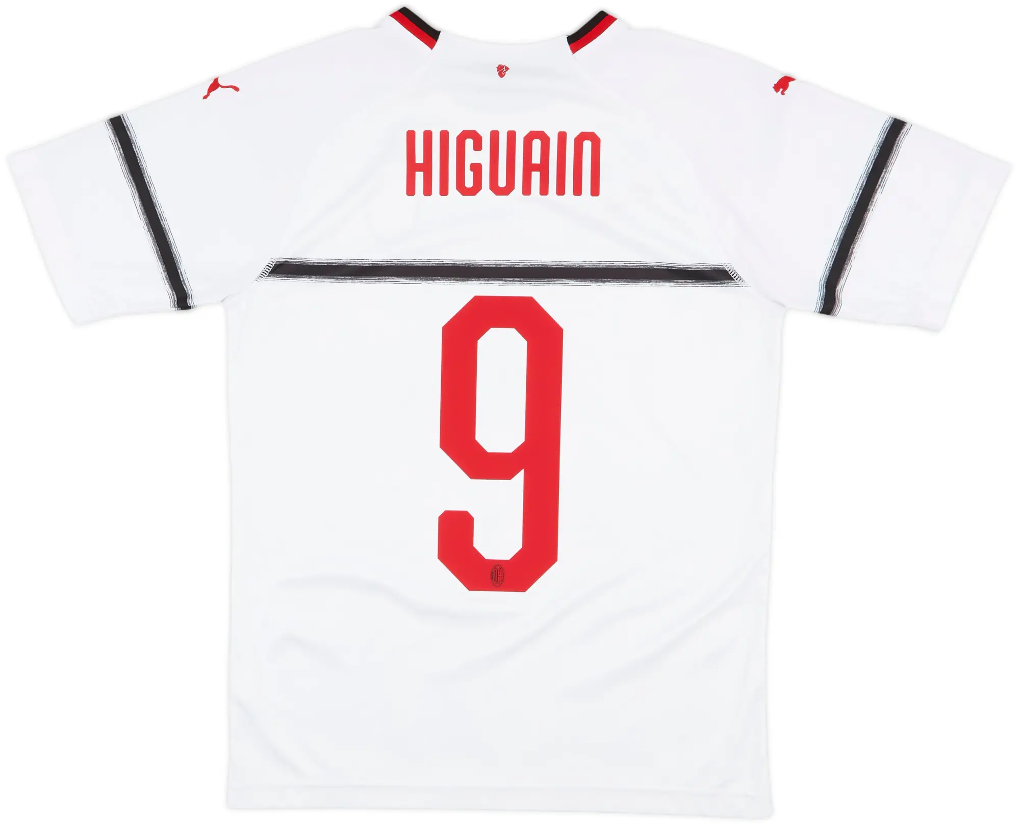 2018-19 AC Milan Away Shirt Higuain #9 - 7/10 - (S)