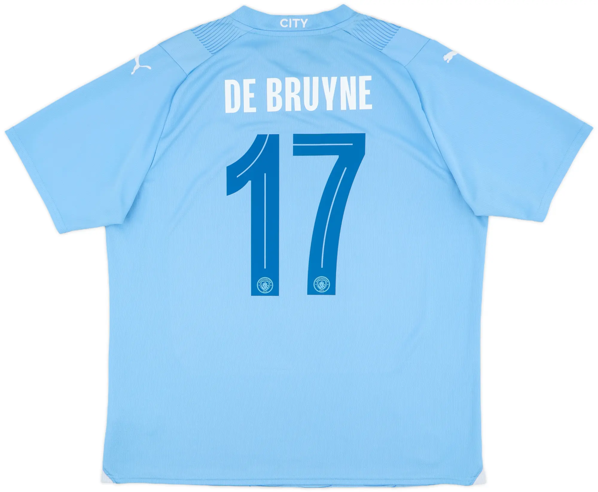 2023-24 Manchester City Home Shirt De Bruyne #17 - 8/10 - (XL)