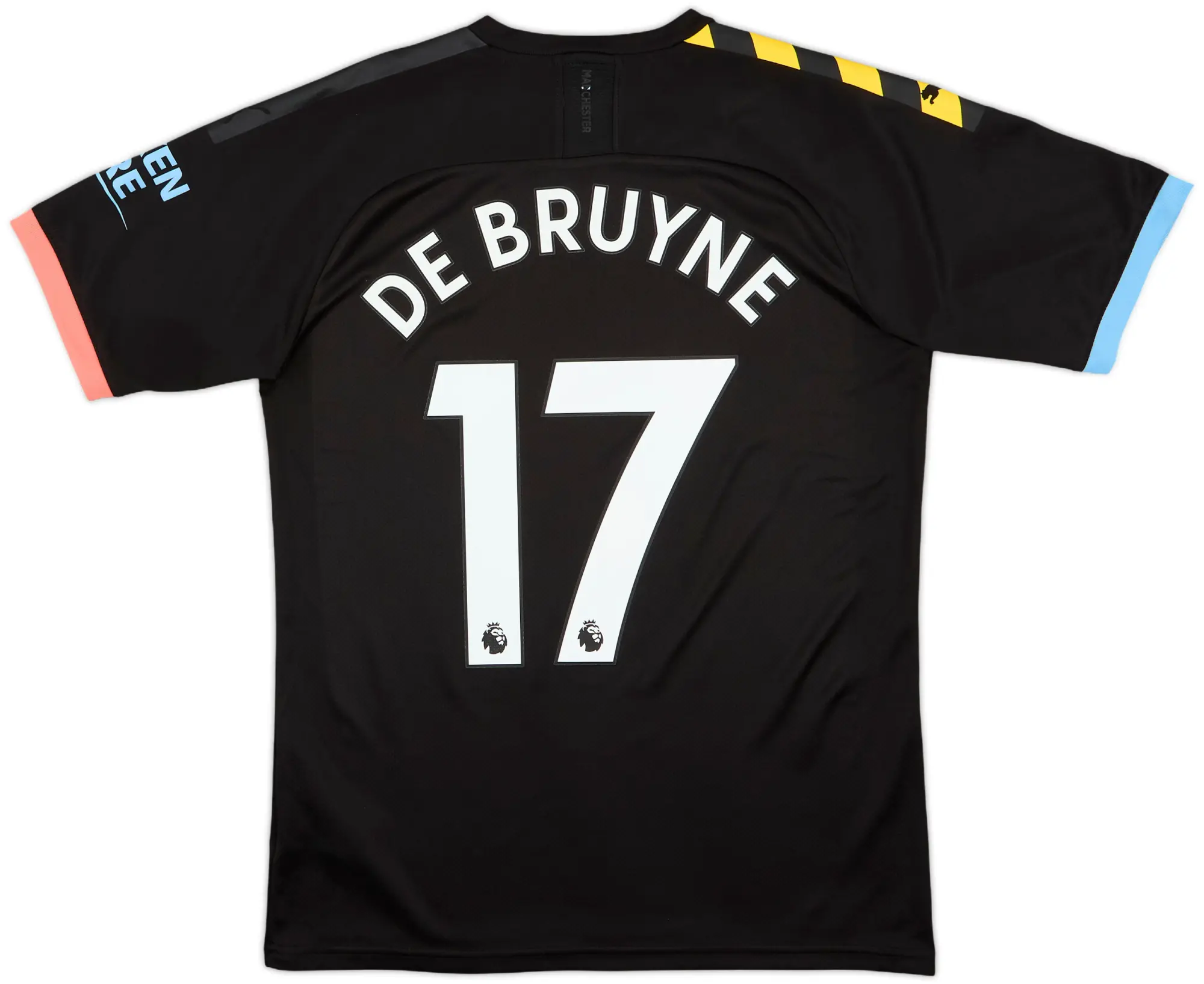 2019-20 Manchester City Away Shirt De Bruyne #17 - 9/10 - (M)