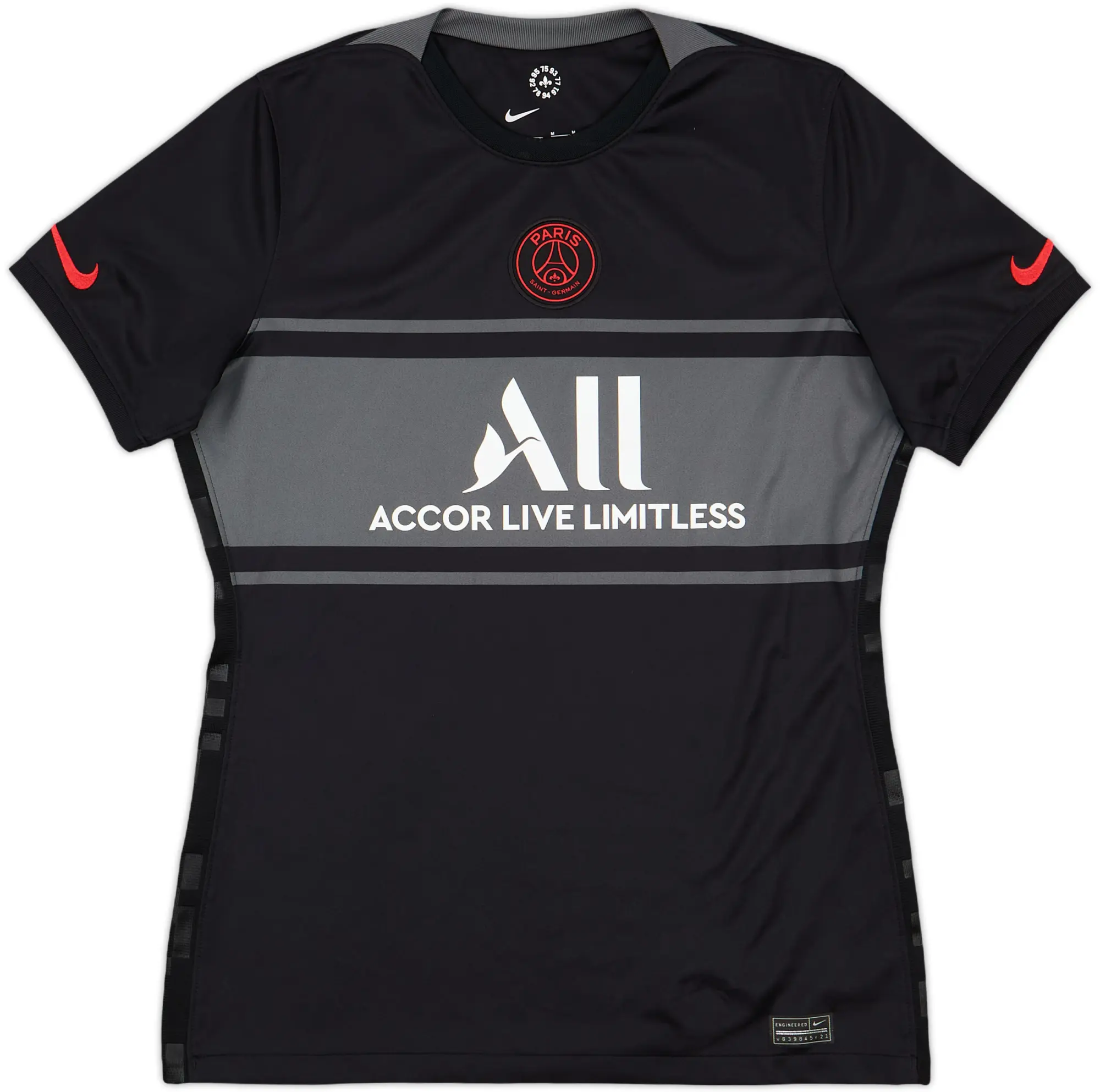 2021-22 Paris Saint-Germain Third Shirt - 9/10 - (Women's M)