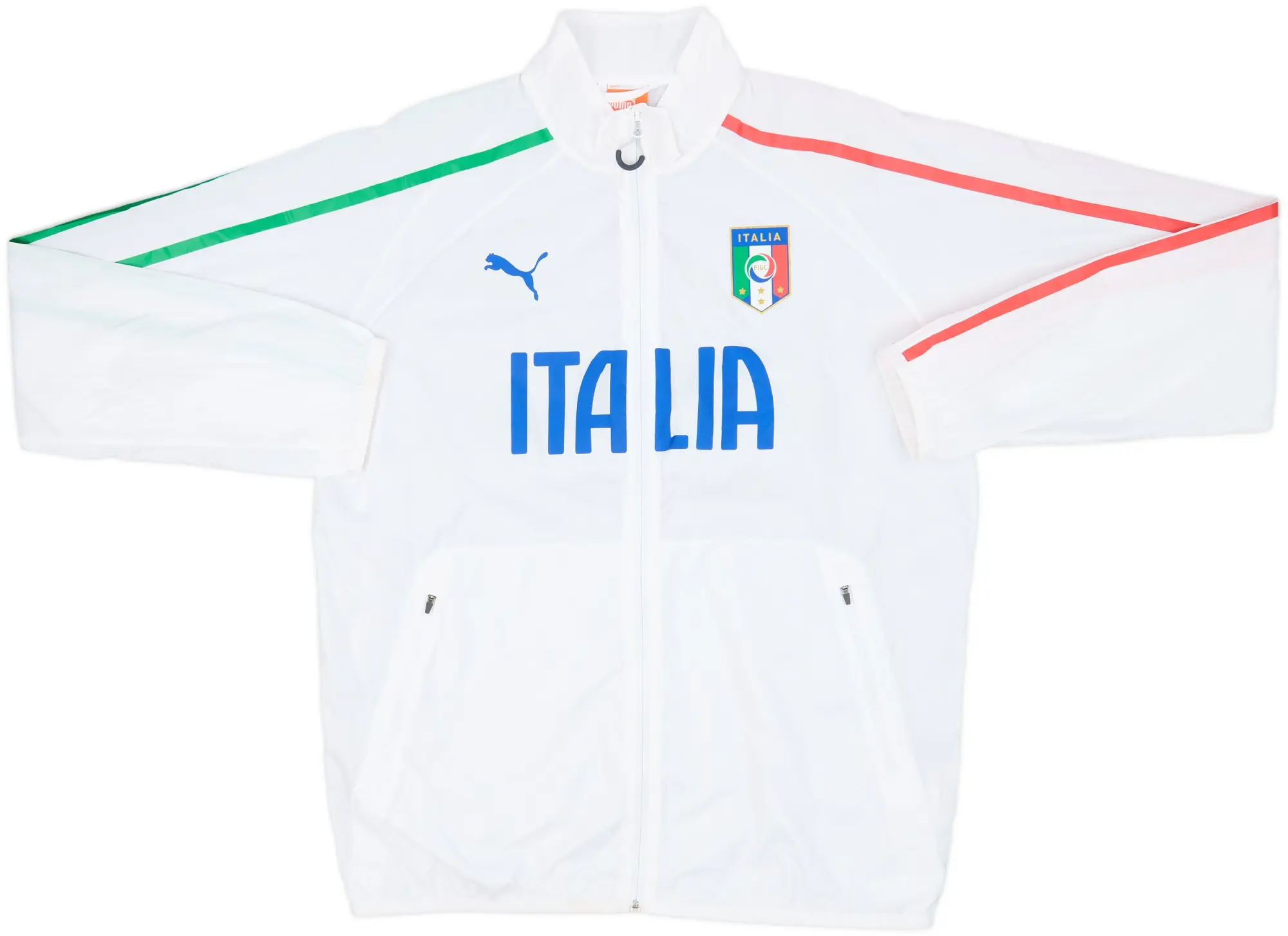 2014-15 Italy Puma Windbreaker Jacket - 6/10 - (L)