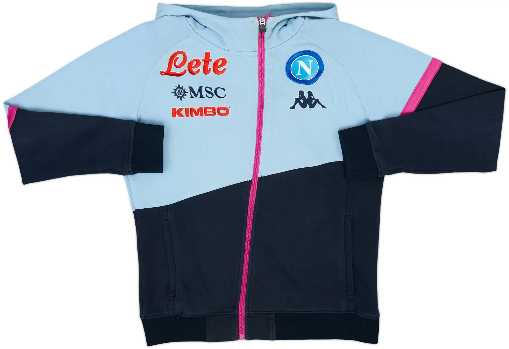 2020-21 Napoli Kappa Hooded Track Jacket - 7/10 - (S)