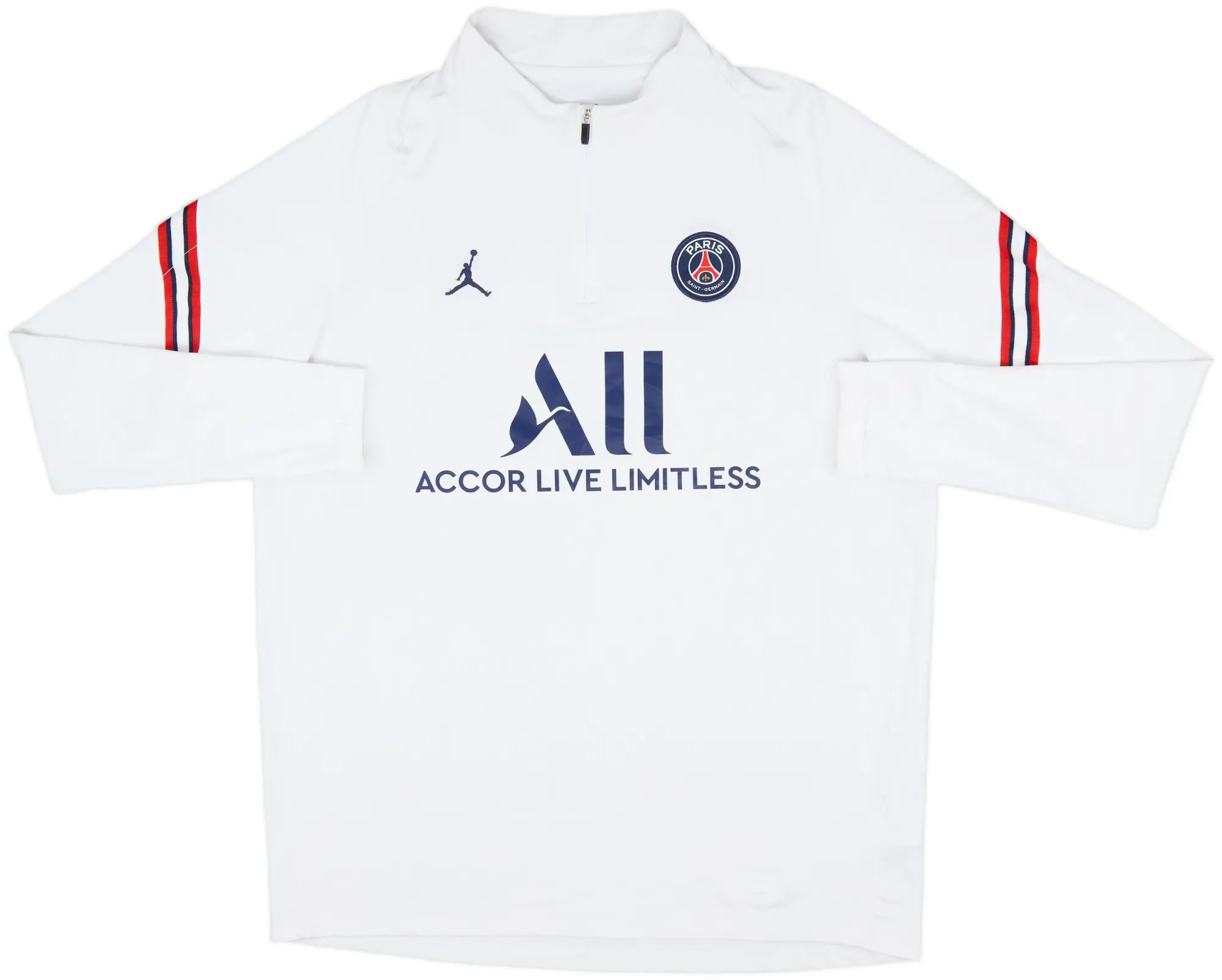 2021-22 Paris Saint-Germain Jordan Hooded Sweat Top - 7/10 - (L)
