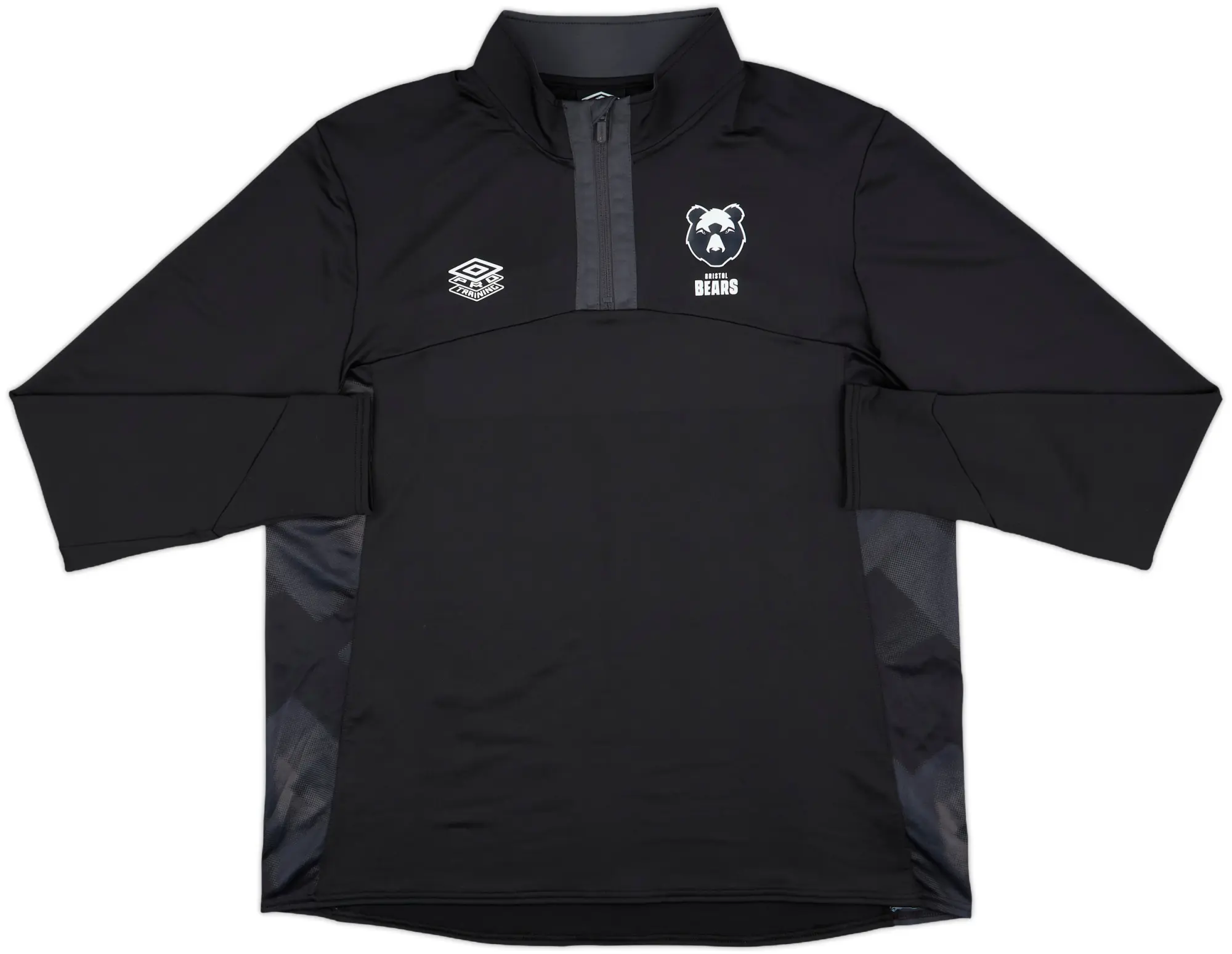 2022-23 Bristol Bears Rugby Umbro 1/4 Zip Drill Top - 8/10 - (XXL)
