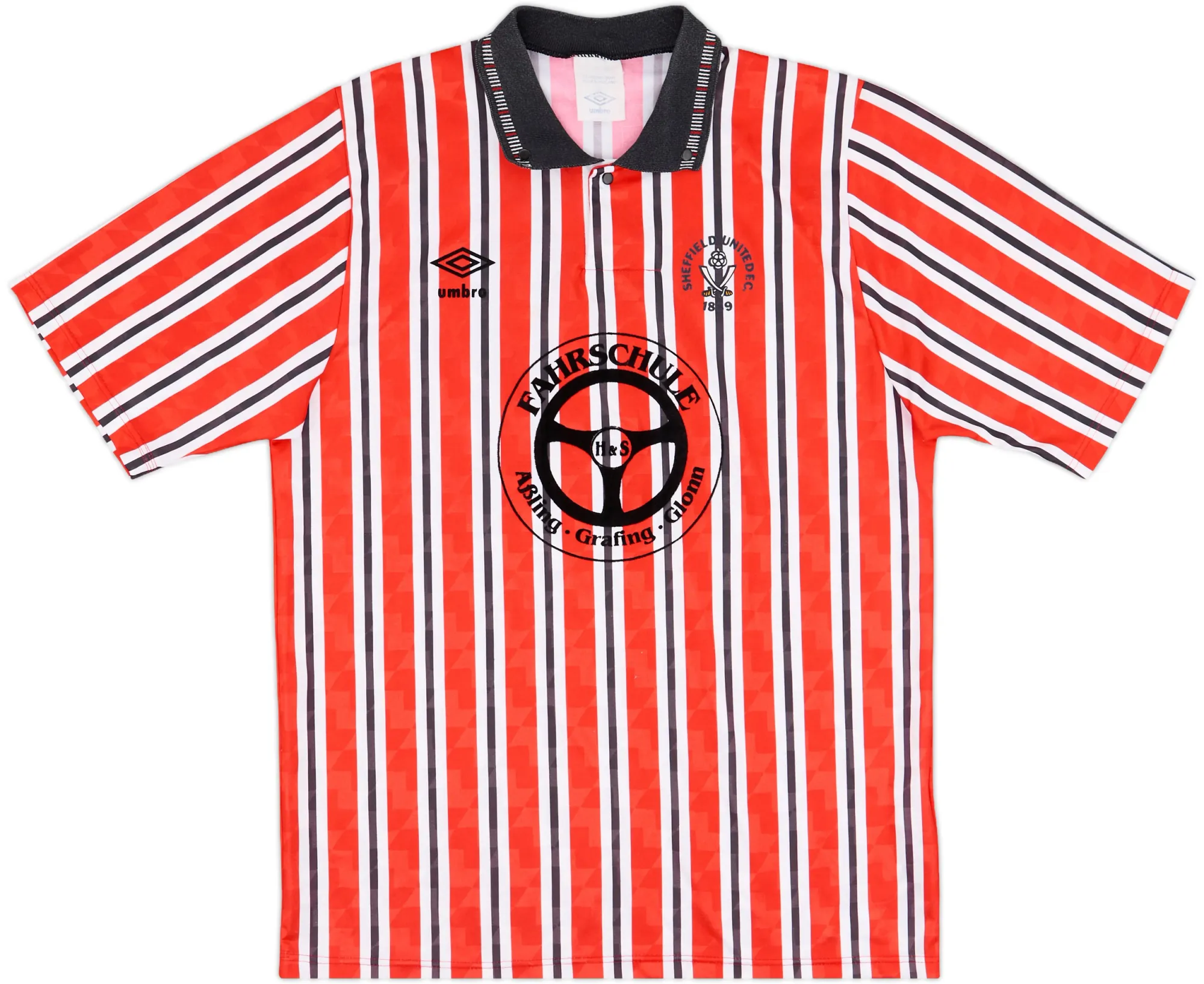 Umbro Sheffield United Mens SS Home Shirt 1990/92