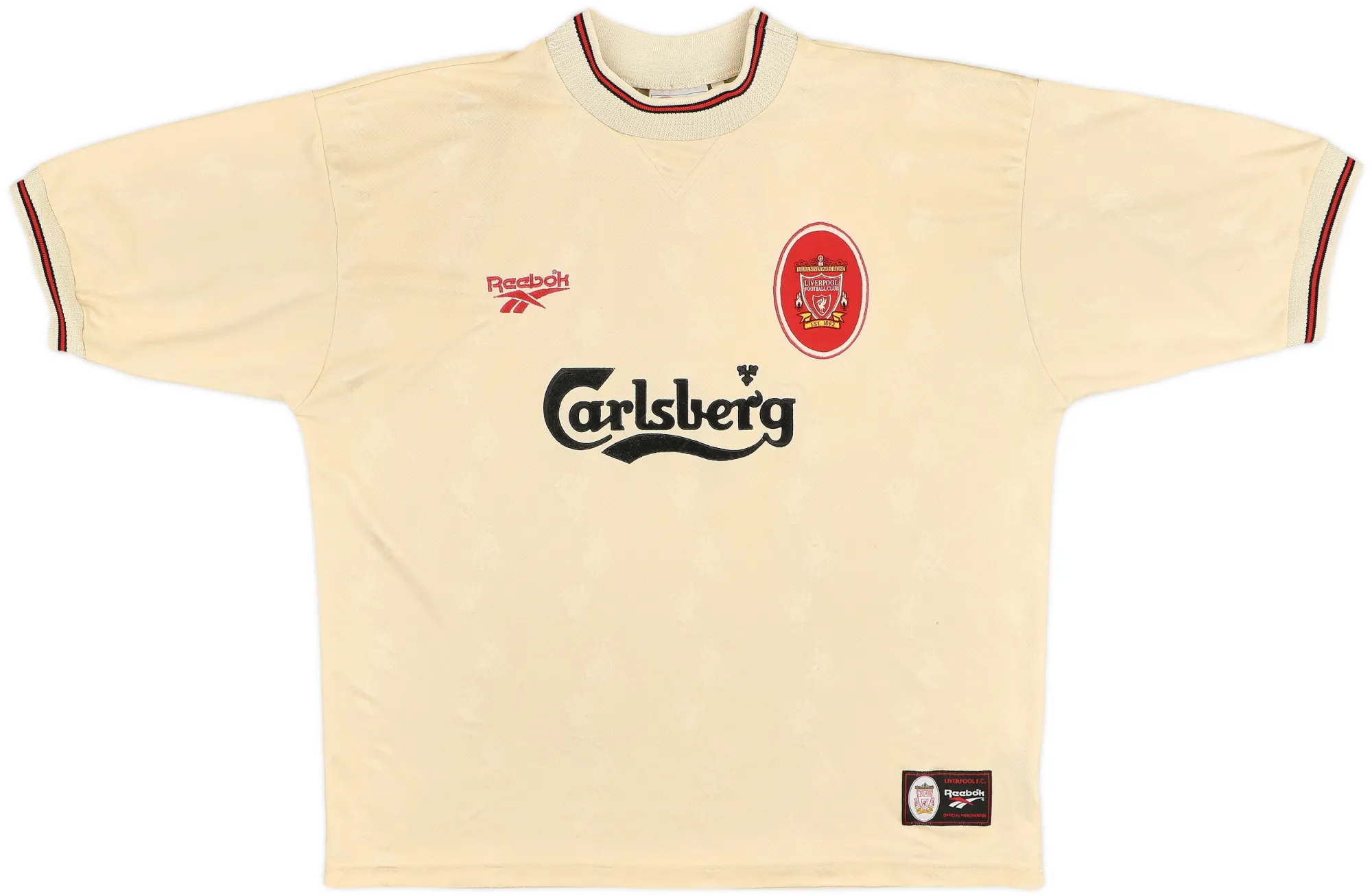Reebok Liverpool Mens SS Away Shirt 1996/97