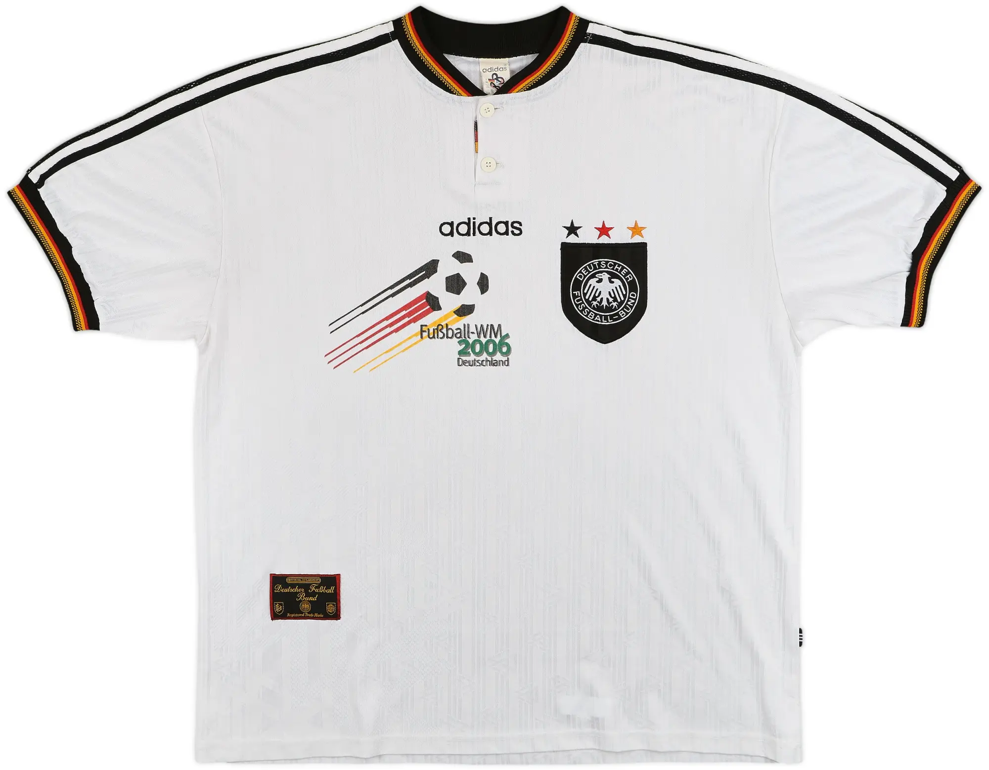 adidas Germany Mens SS Home Shirt 1996