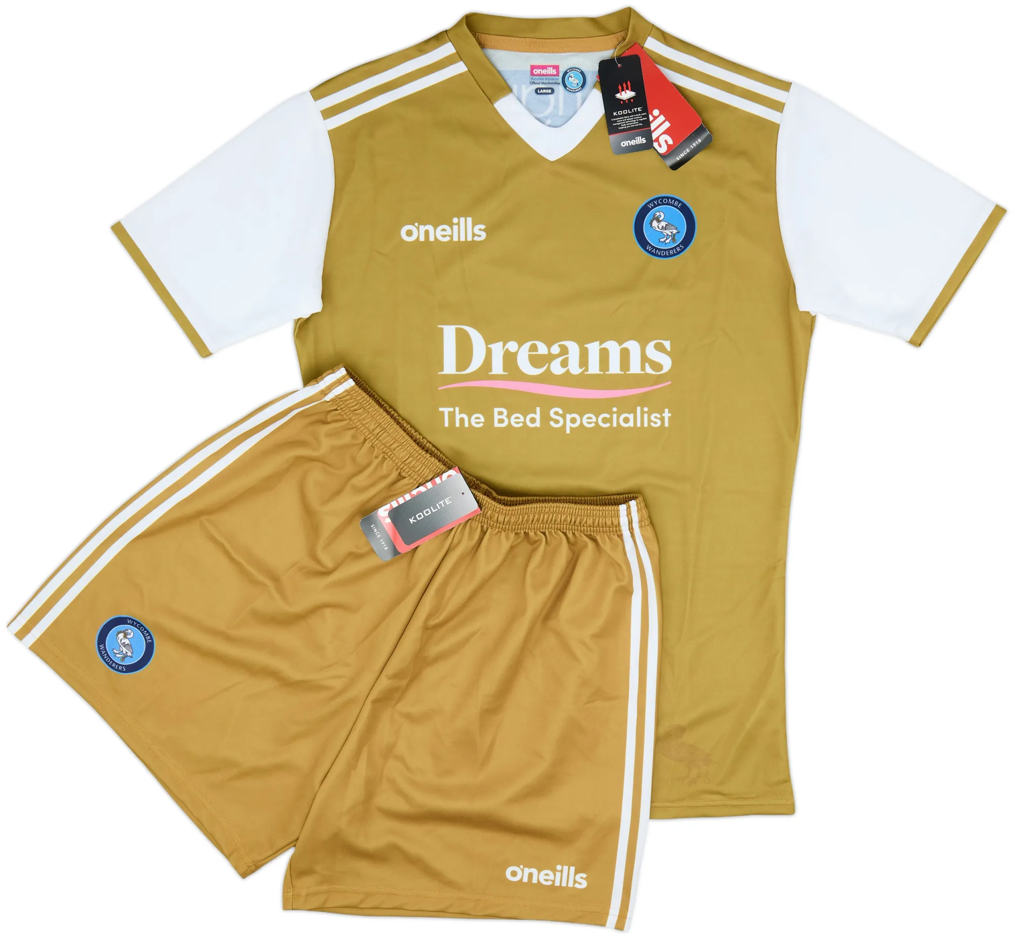 Away Wycombe Wanderers Mens SS Away Mini Kit 2021/22