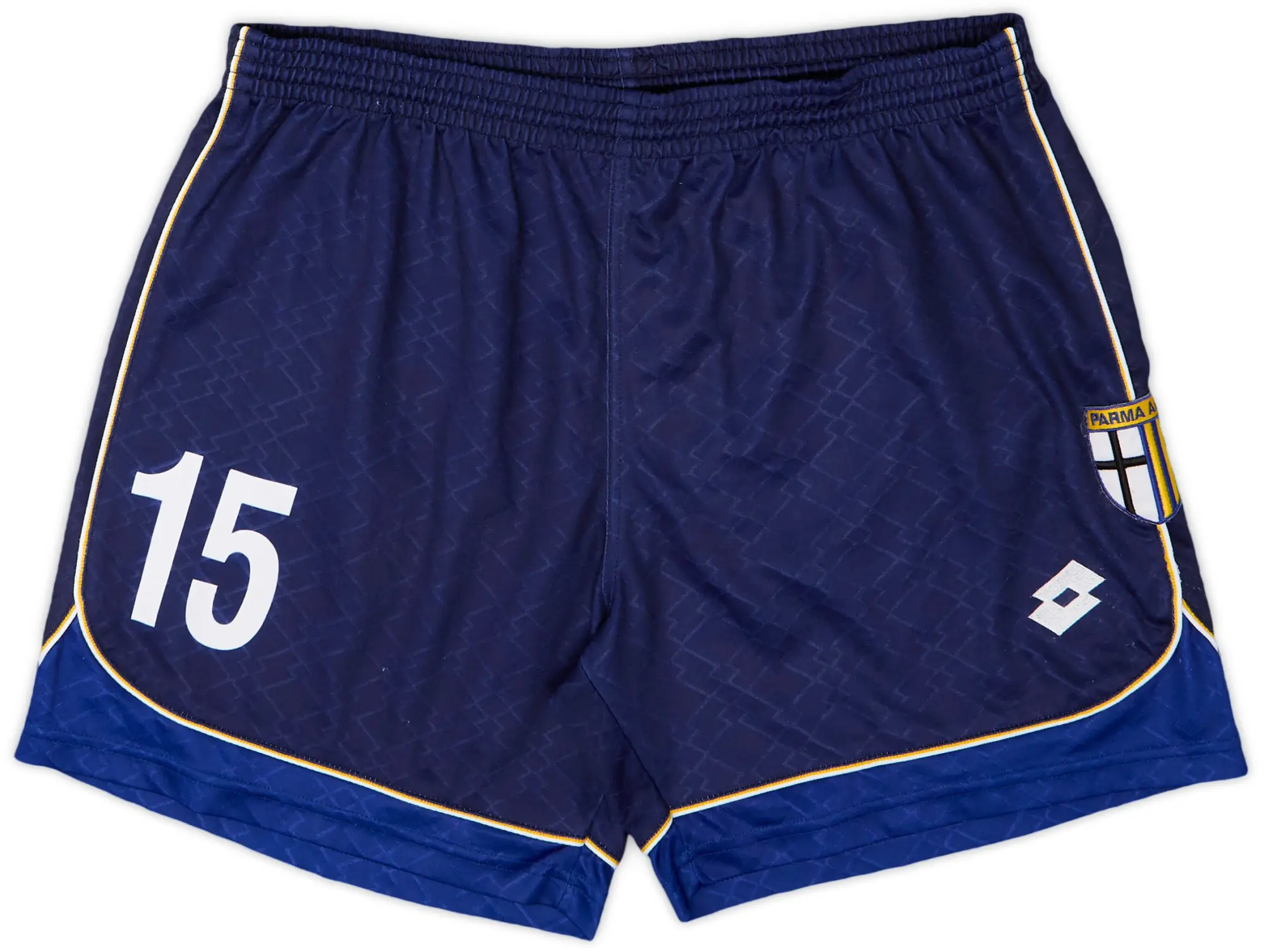 1998-99 Parma Player Issue Third Shorts #15 - 8/10 - (L)