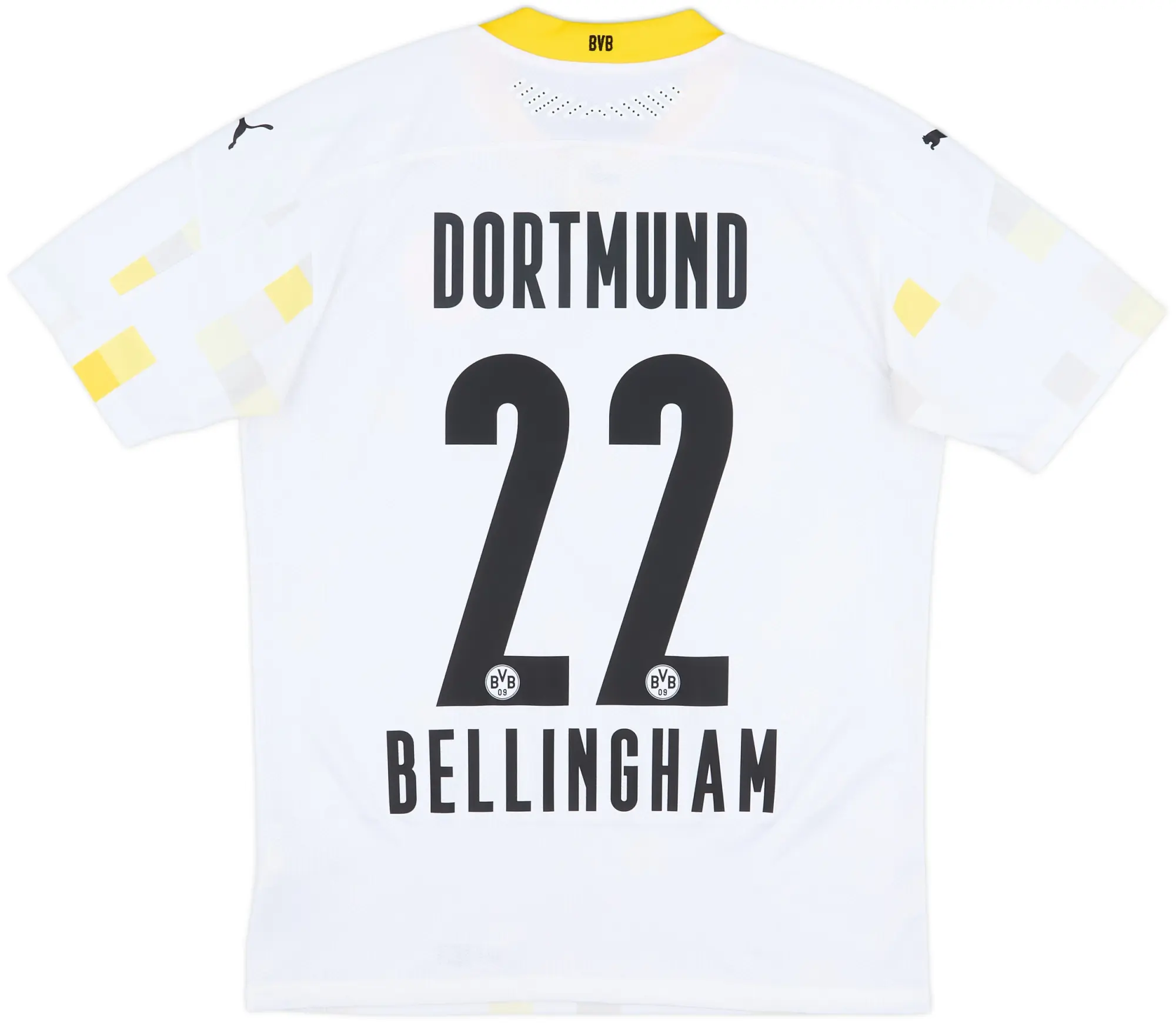 2020-21 Borussia Dortmund Authentic Away Cup Shirt Bellingham #22 - 8/10 - (M)
