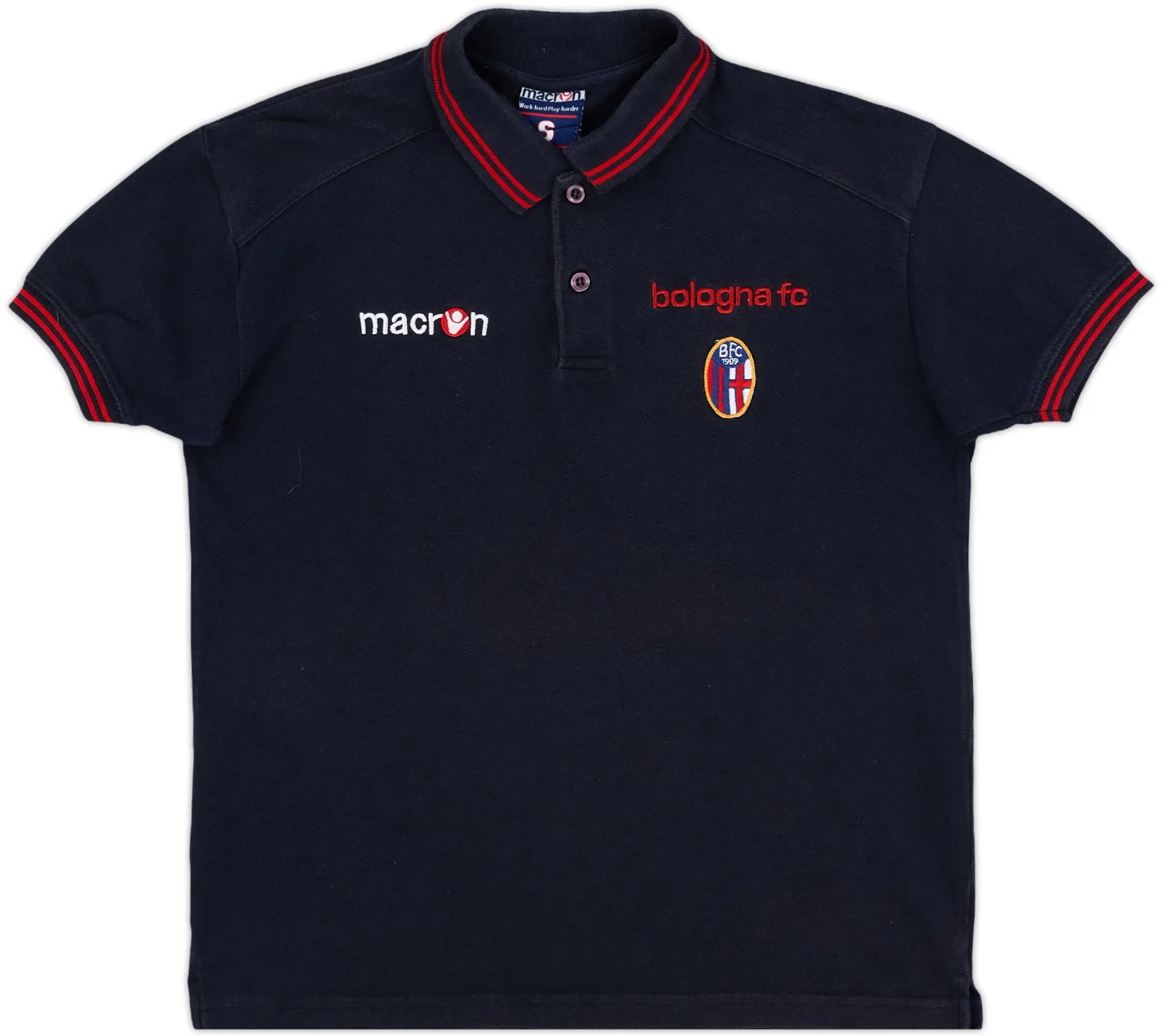2005-06 Bologna Macron Polo Shirt - 8/10 - (S)