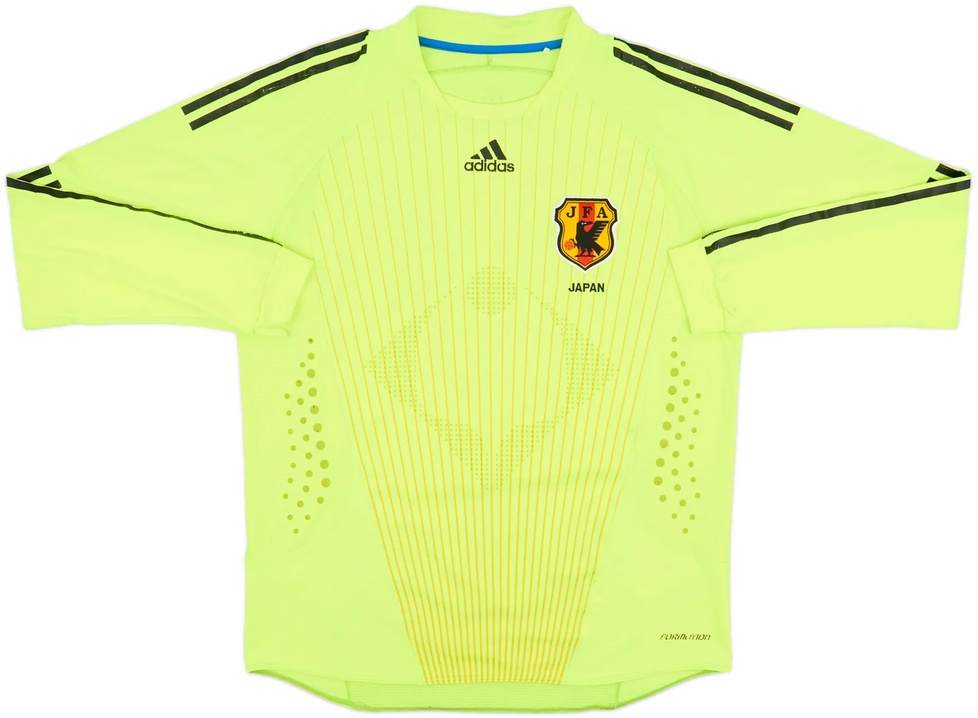 adidas Japan Mens LS Goalkeeper Player Issue Home Shirt 2008