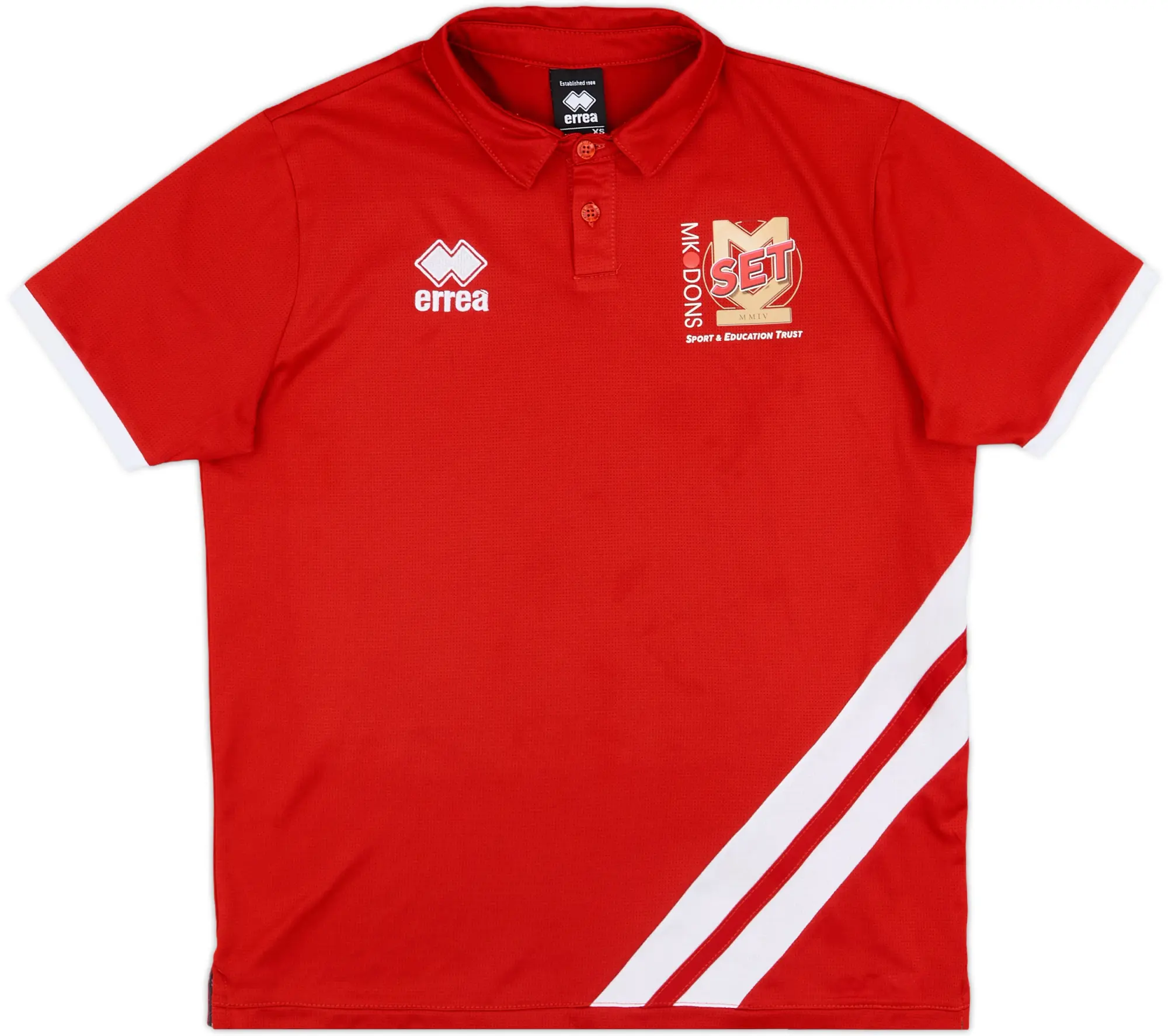 2016-17 MK Dons Errea Polo Shirt - 8/10 - (XS)