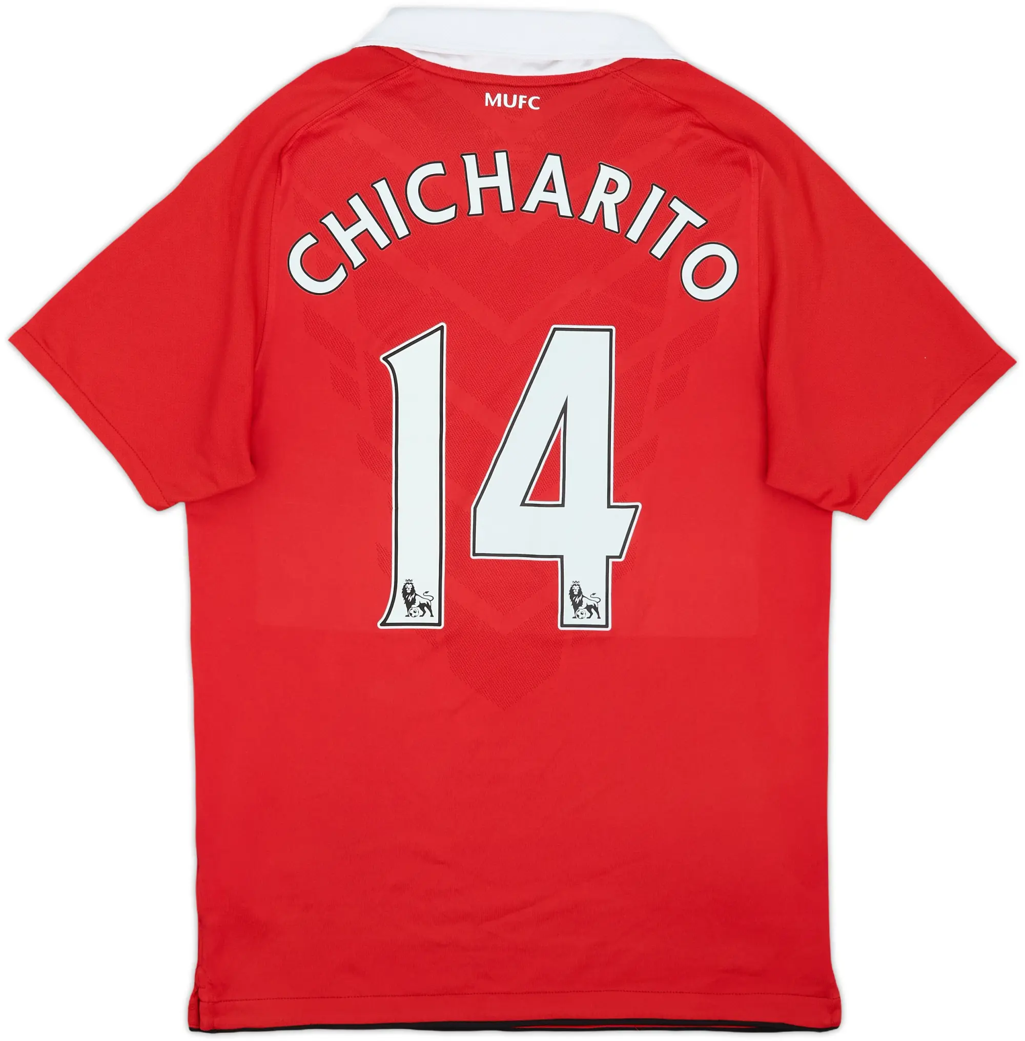 2010-11 Manchester United Home Shirt Chicharito #14 - 7/10 - (S)