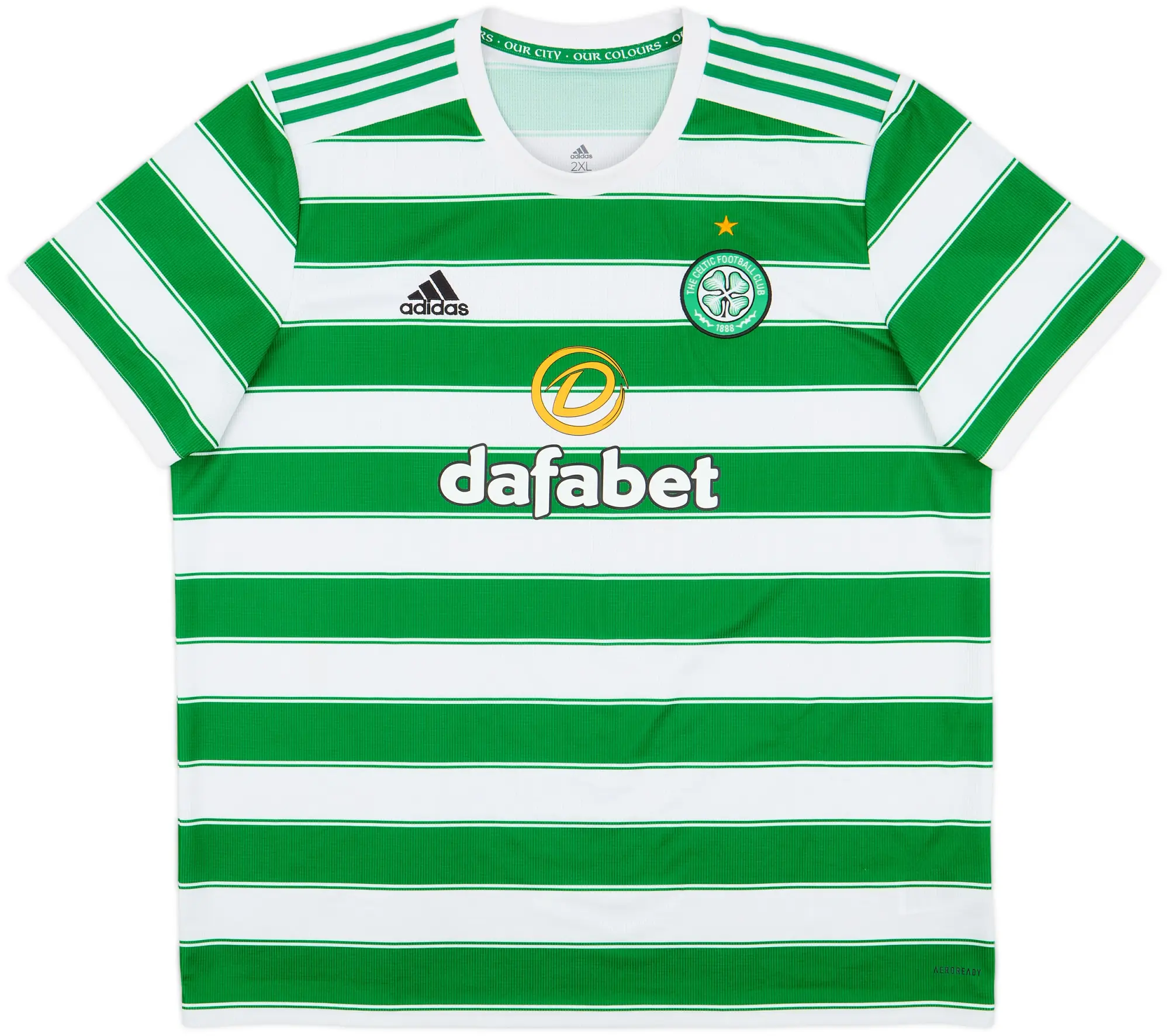 adidas Celtic Mens SS Home Shirt 2021/22