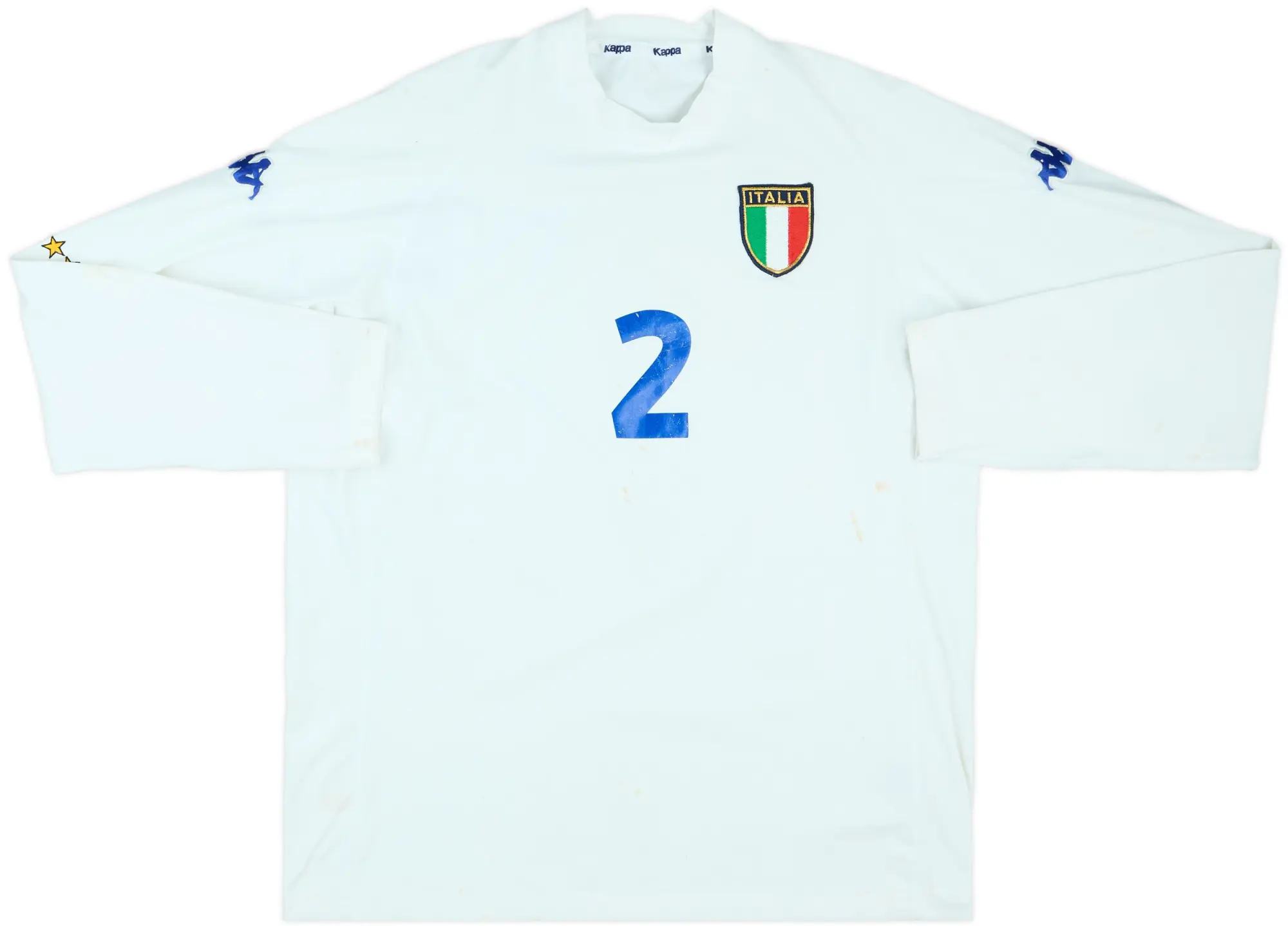 2000-01 Italy Match Issue Away L/S Shirt #2