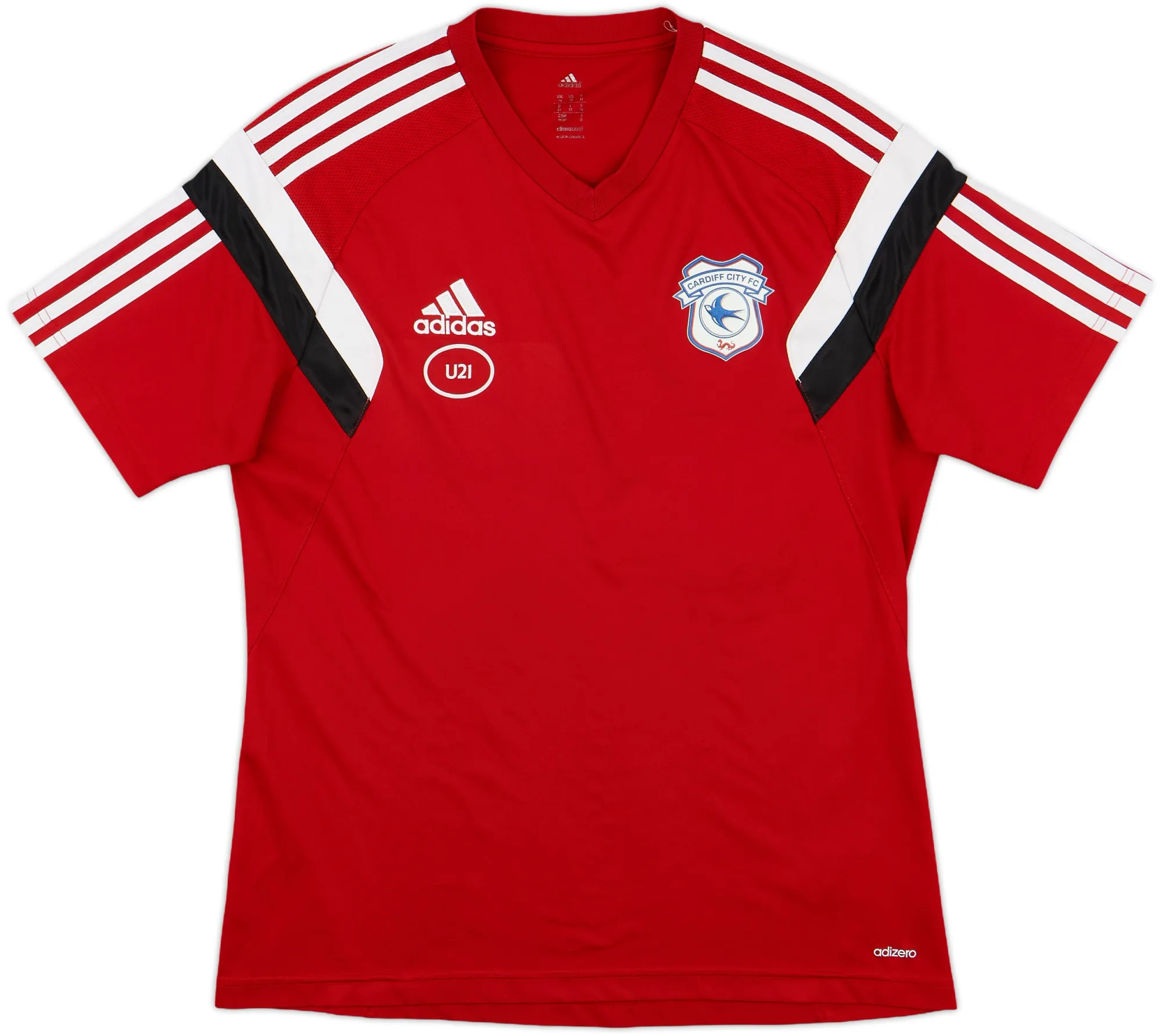 adidas Cardiff City Mens SS Player Issue Home Shirt 2015/16