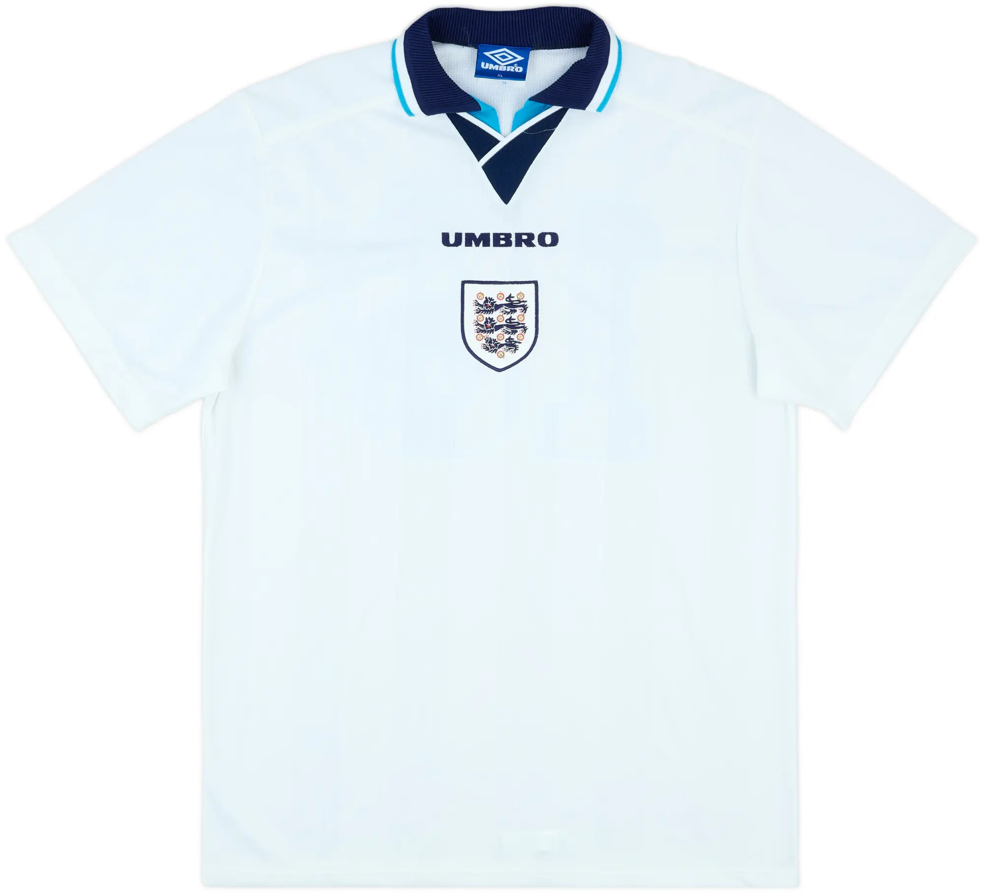 1995-97 England Match Issue Home Shirt #16