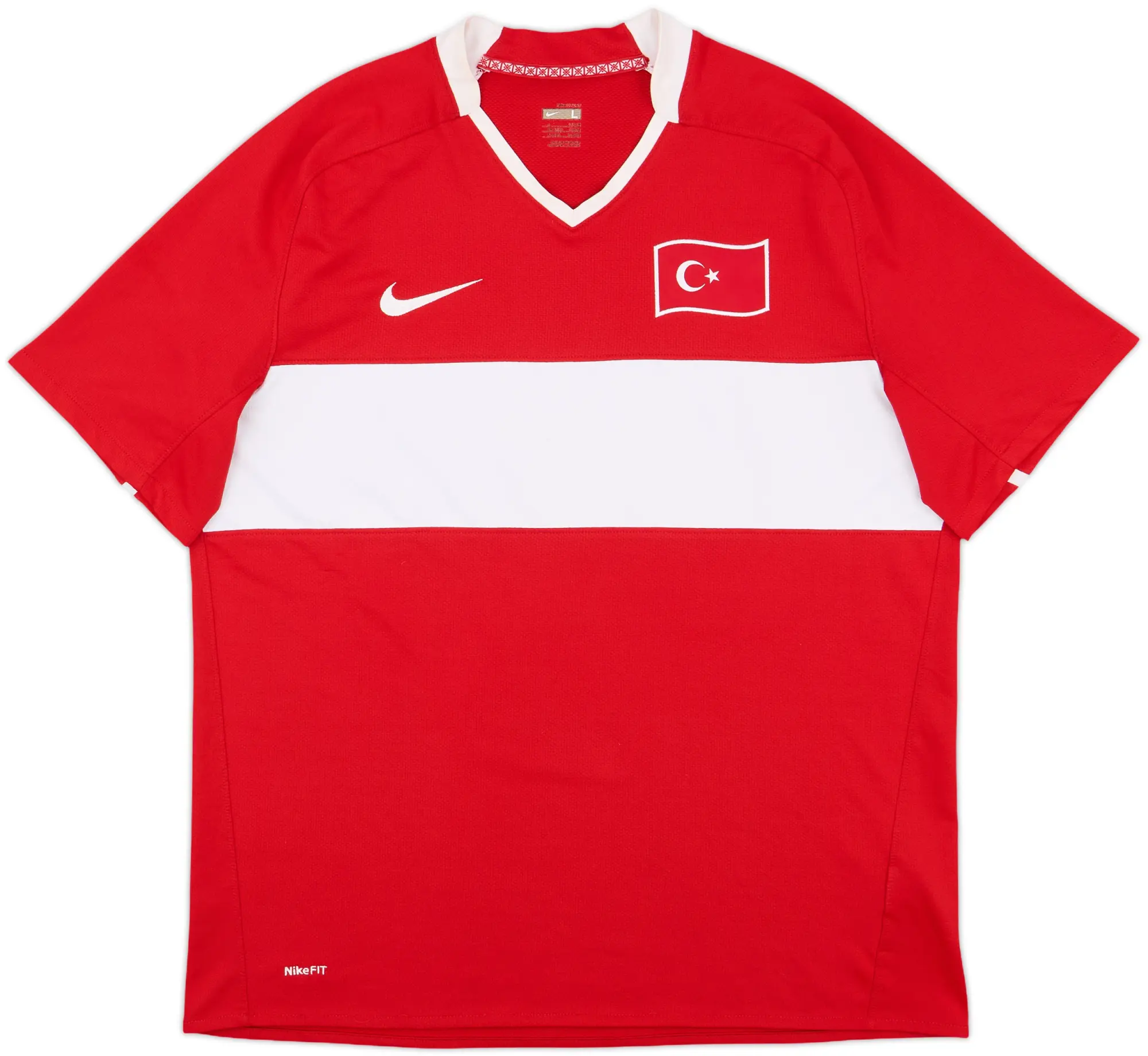 2008-10 Turkey Home Shirt - 7/10 - (L)