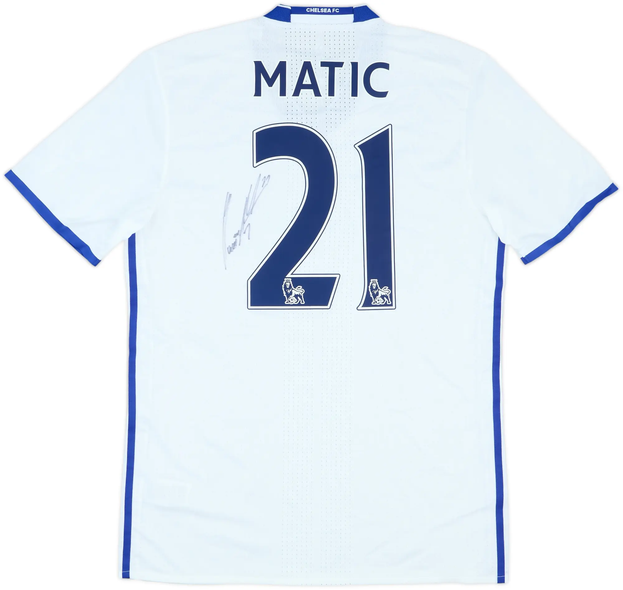 2016-17 Chelsea Player Issue Signed Third Shirt Matic #21