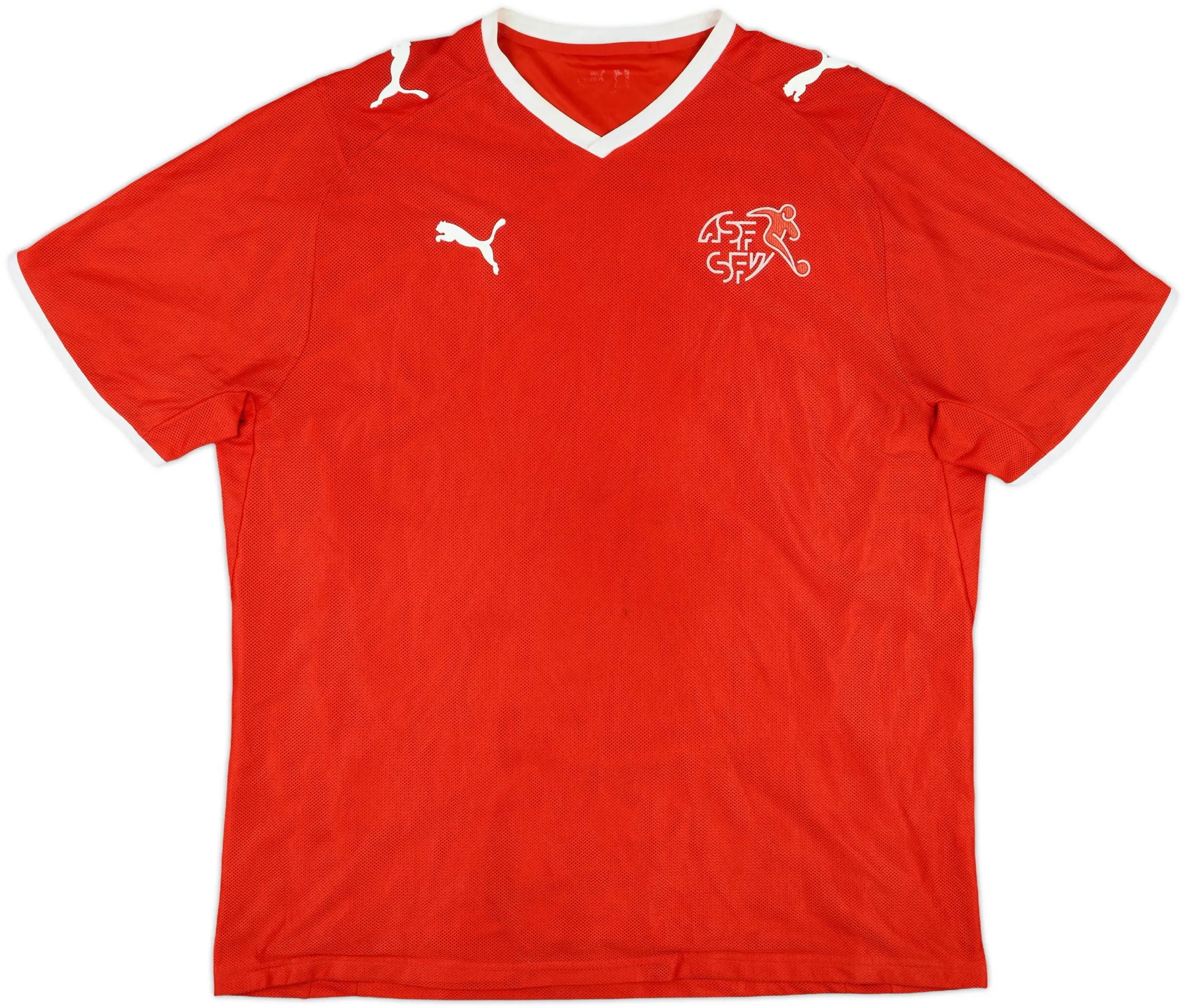Puma Switzerland Mens SS Home Shirt 2008