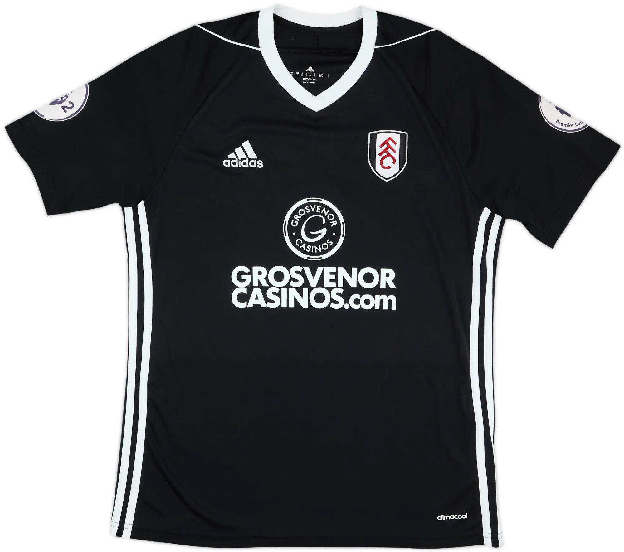adidas Fulham Mens SS Player Issue Away Shirt 2017/18