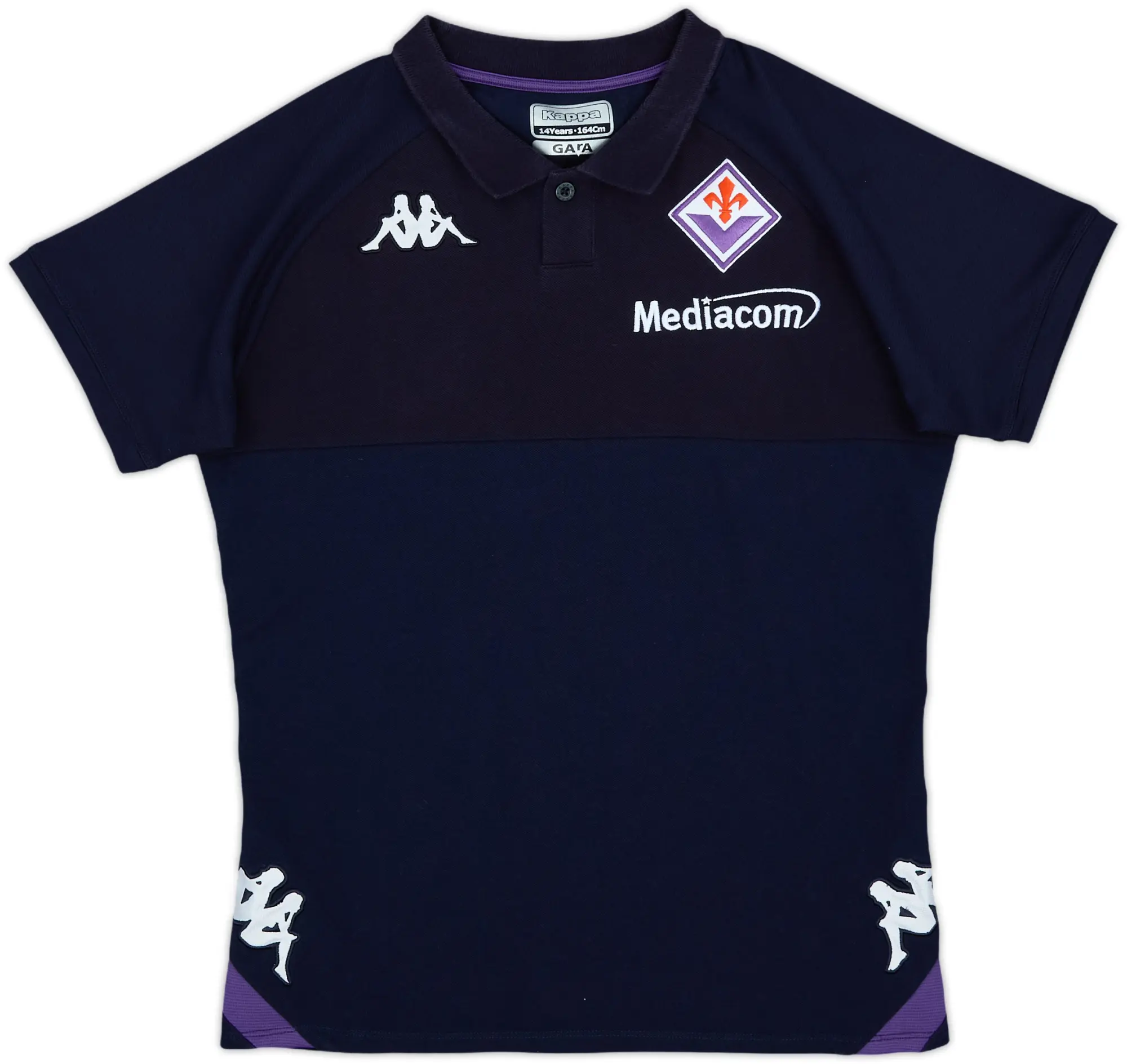 2020-21 Fiorentina Kappa Polo Shirt - 8/10 - (XL.Boys)
