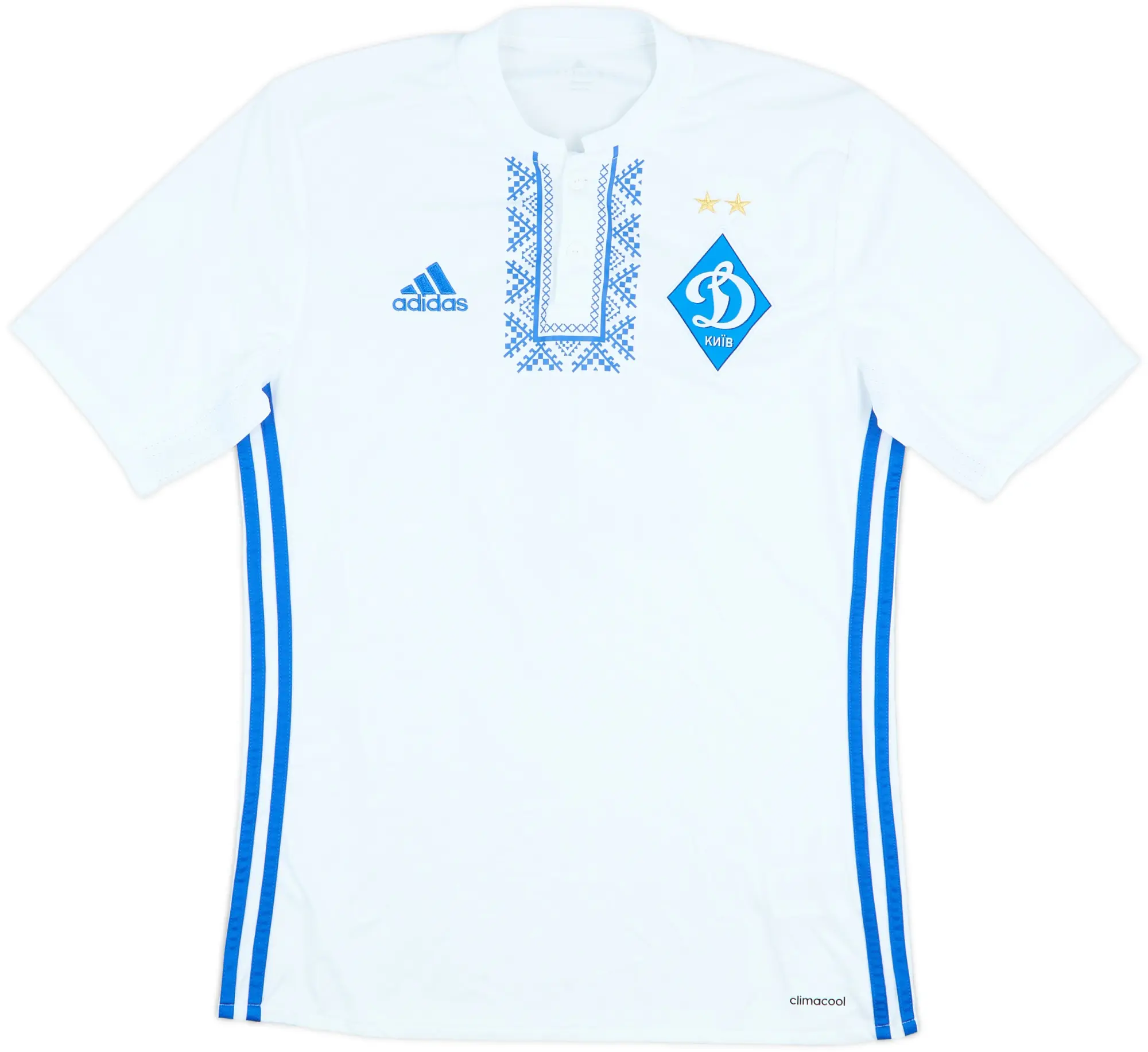2016-18 Dynamo Kyiv Match Issue Home Shirt #4