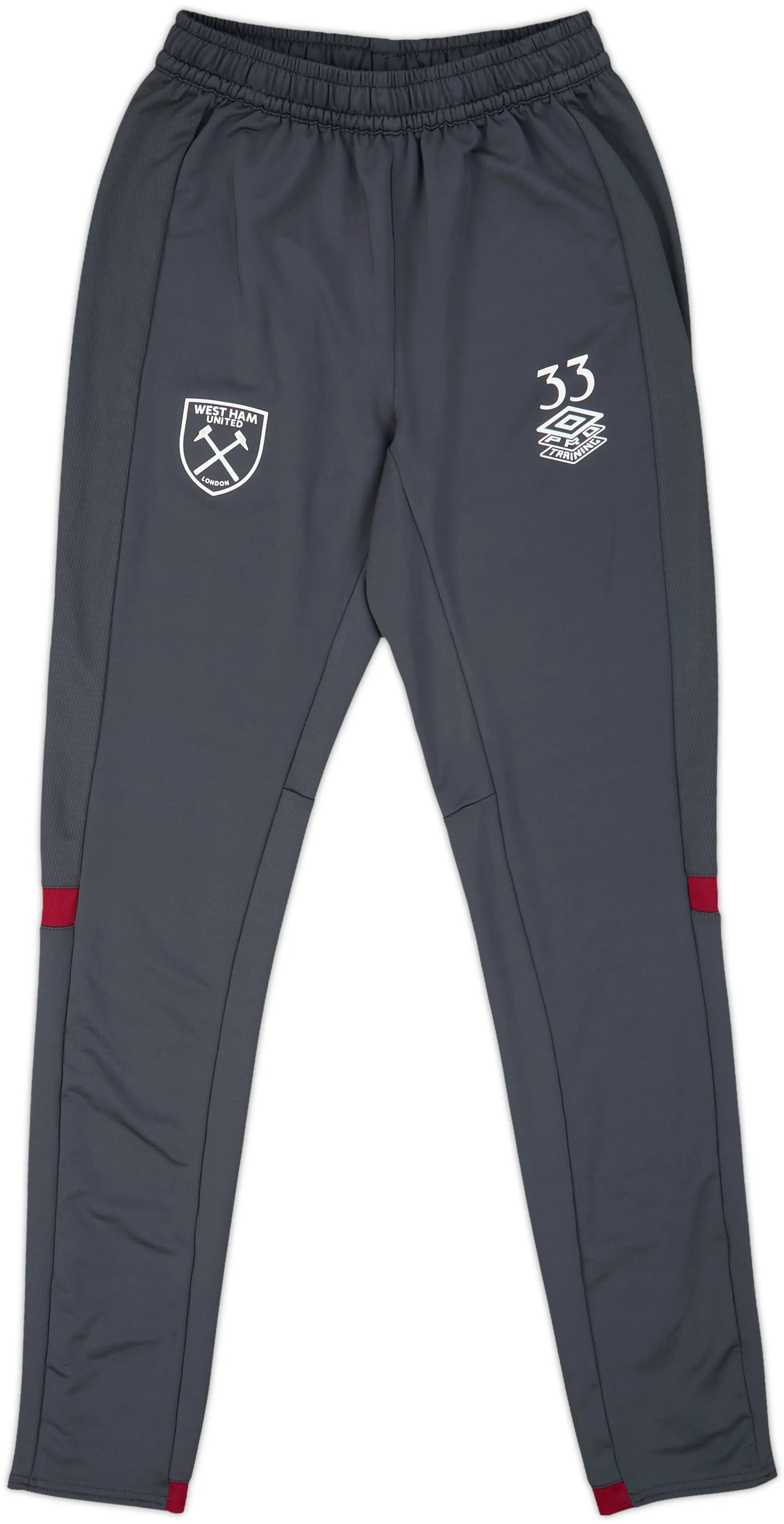 2022-23 West Ham Umbro Player Issue Track Pants/Bottoms #33 - 9/10 - (S)