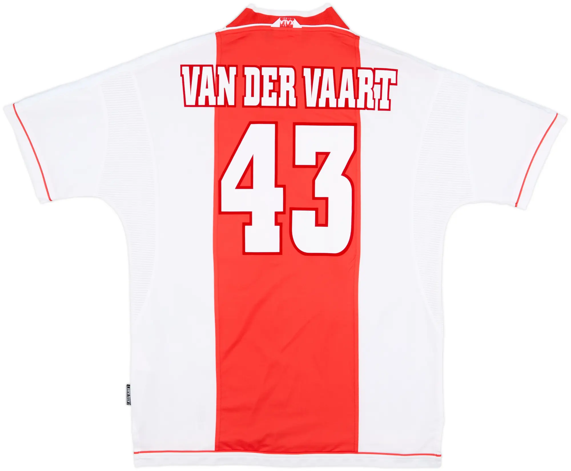 1999-00 Ajax Home Shirt Van Der Vaart #43 - 9/10 - (XL)