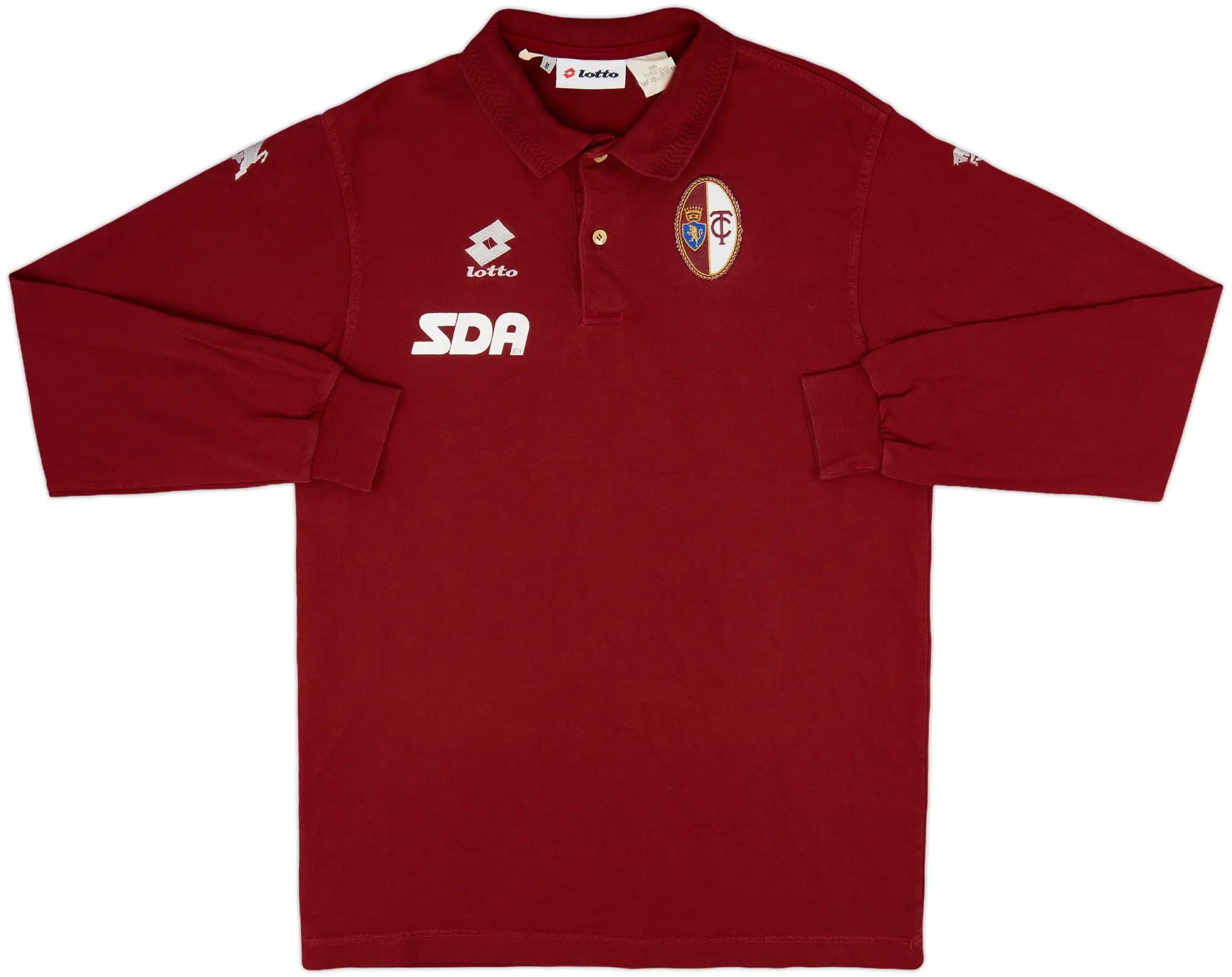 1995-96 Torino Lotto Polo L/S Shirt - 5/10 - (M)