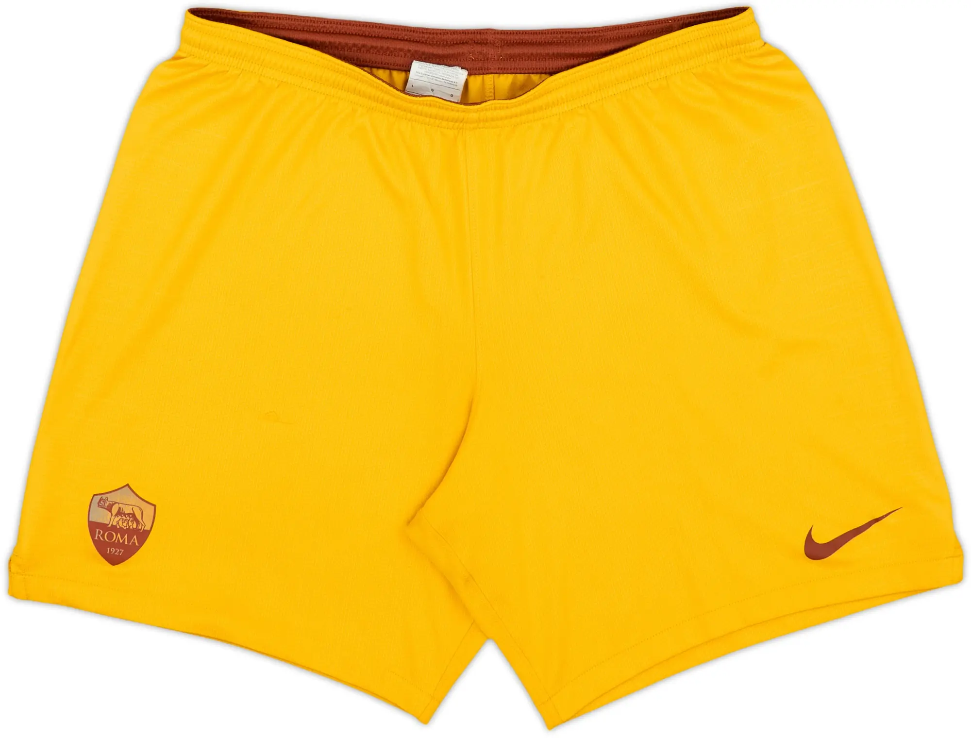 2018-19 Roma Authentic Third Shorts - 8/10 - (L)