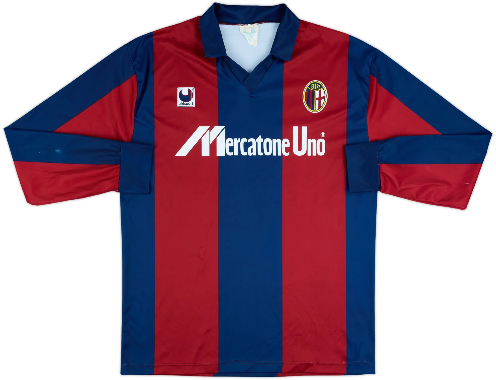 1989-90 Bologna Home L/S Shirt - 8/10 - (L)