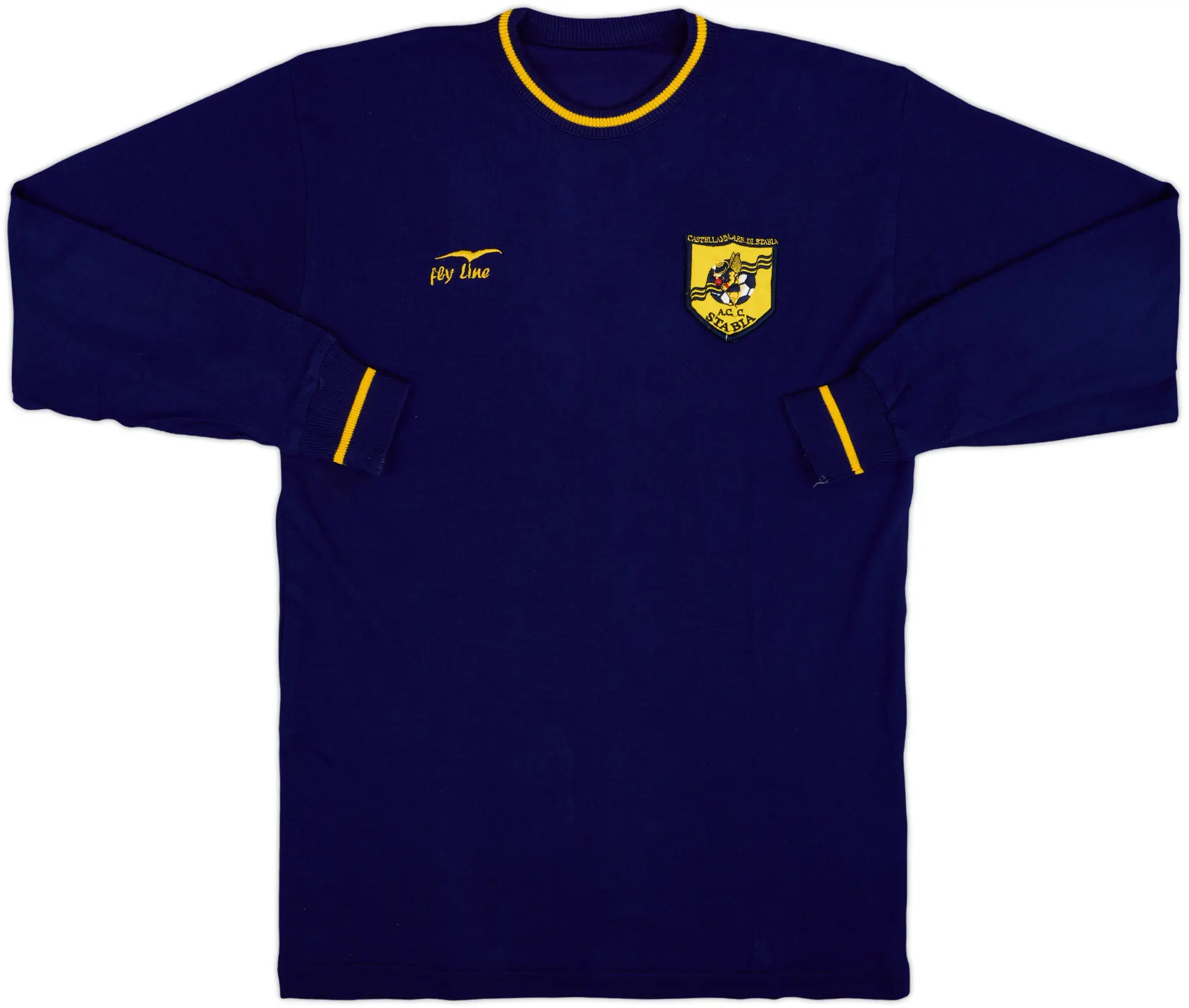 2000s Juve Stabia Fly Line Knitted Jumper - 9/10 - (L)