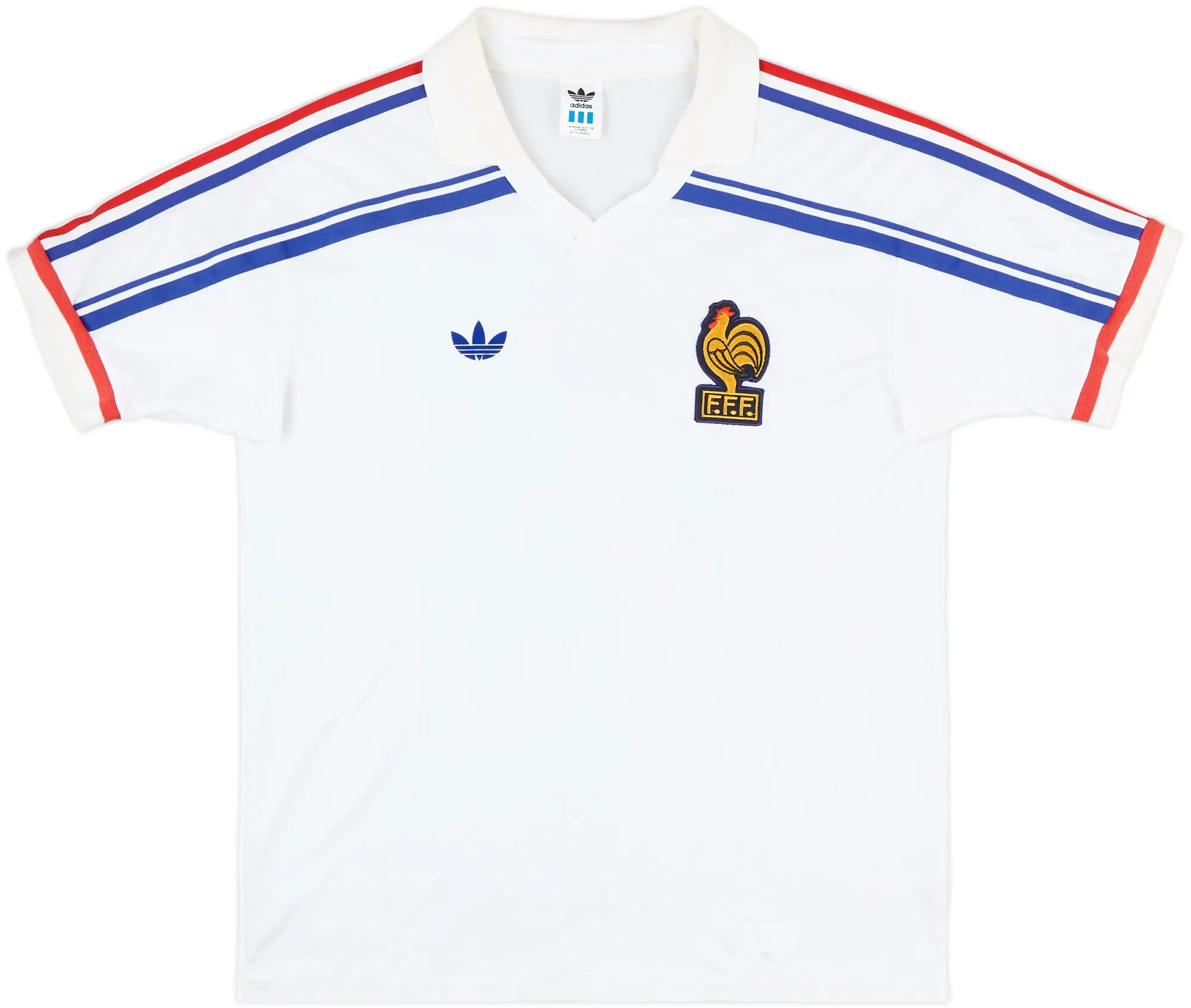 adidas France Mens SS Away Shirt 1986