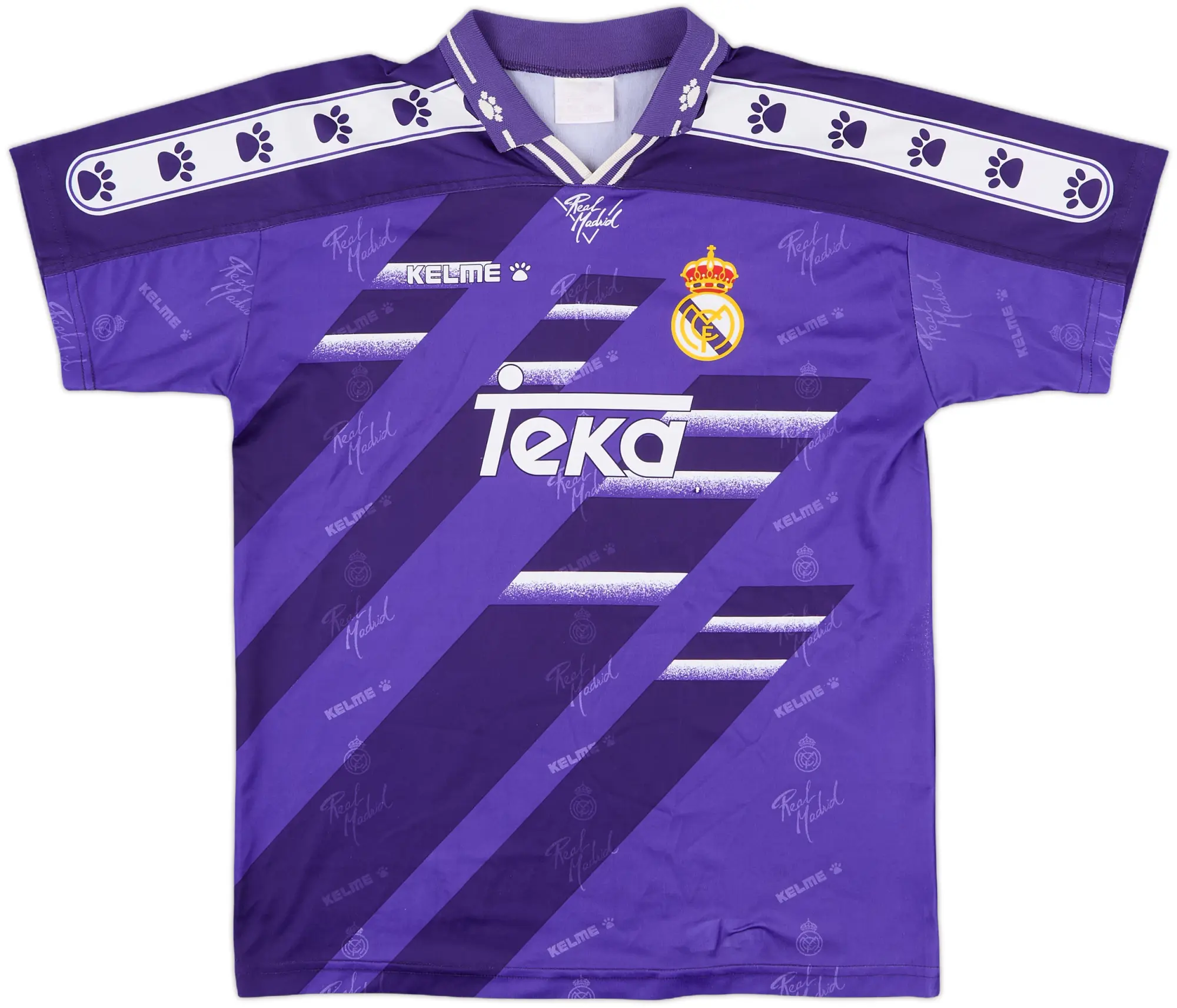 1994-96 Real Madrid Away Shirt - 8/10 - (L.Boys)