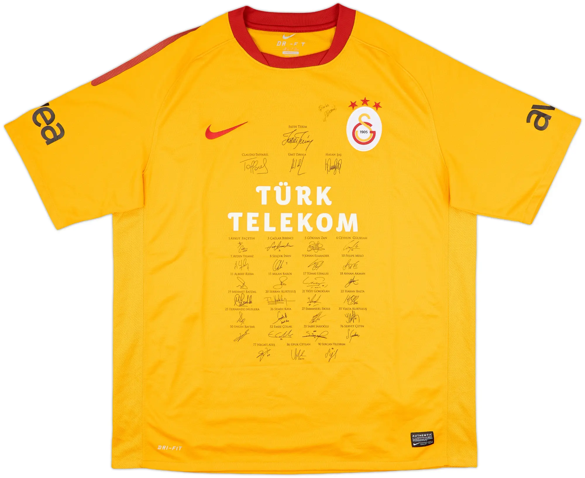 2011-12 Galatasaray 'Signed' Third Shirt - 9/10 - (XL)