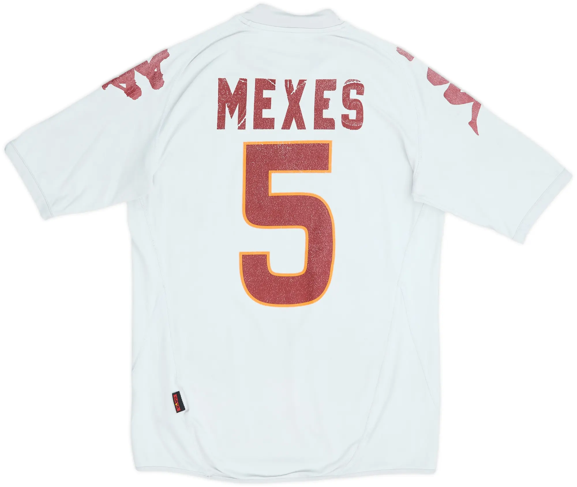 2007-08 Roma Away Shirt Mexes #5 - 4/10 - (M)