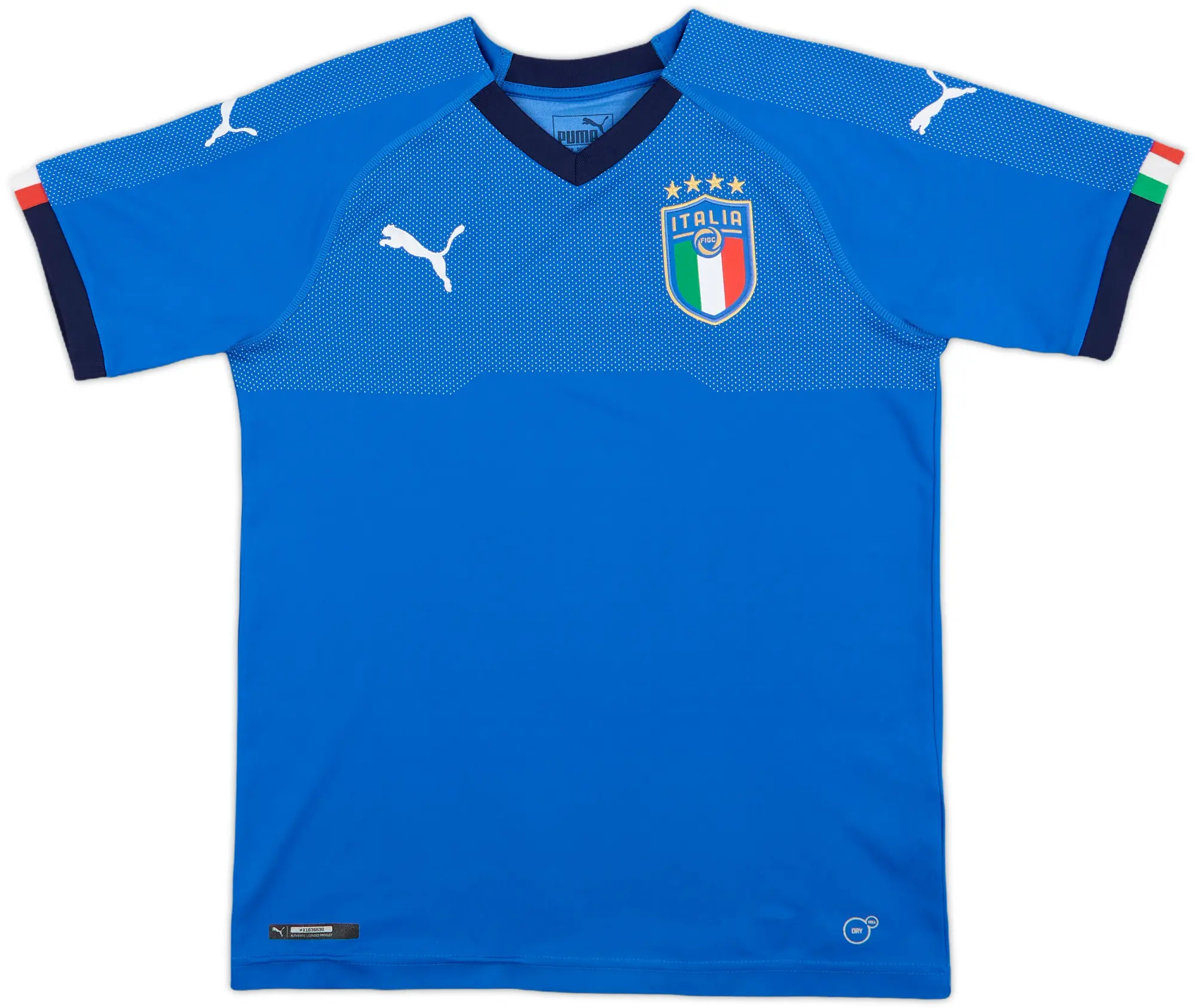 2018-19 Italy Home Shirt - 9/10 - (L.Boys)
