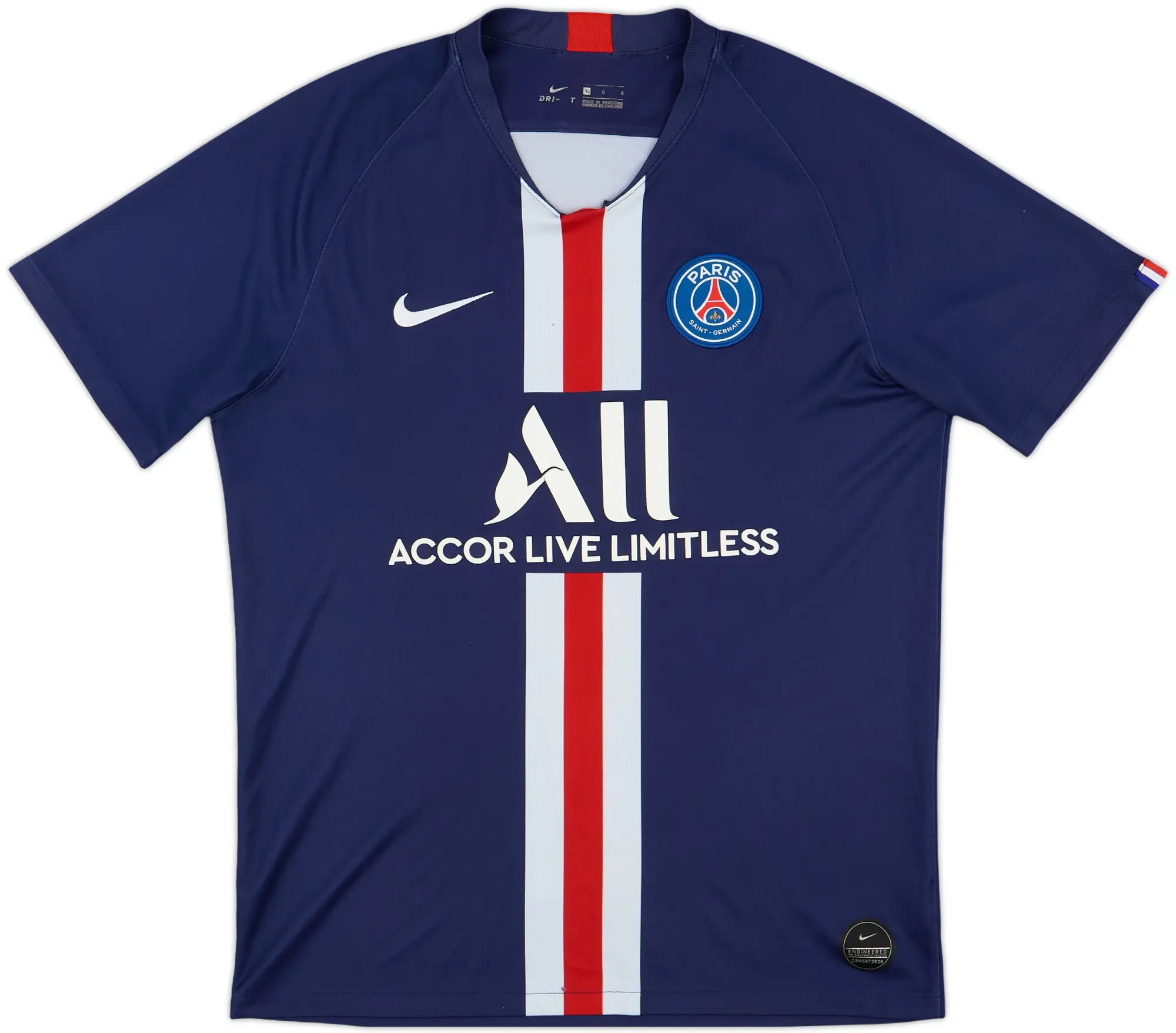 2019-20 Paris Saint-Germain Home Shirt - 4/10 - (L)