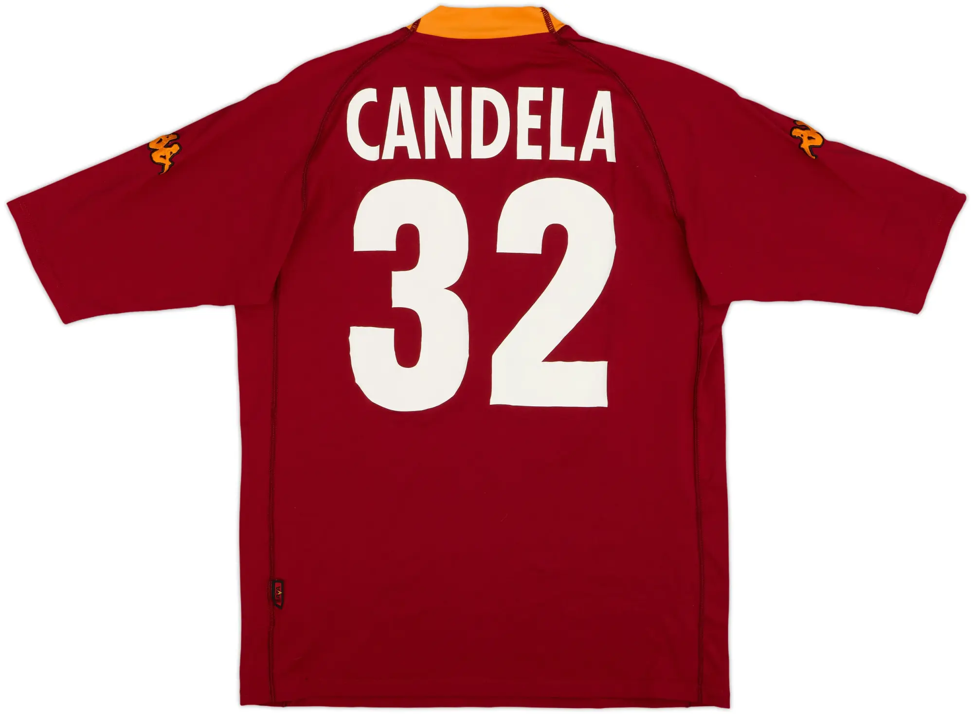 2000-01 Roma Home Shirt Candela #32 - 8/10 - (XXL)