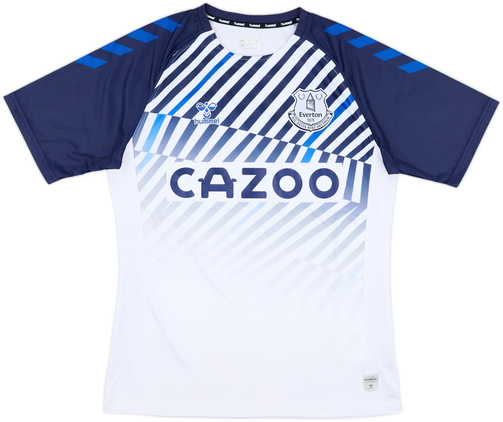 Hummel Everton Mens SS Home Shirt 2021/22