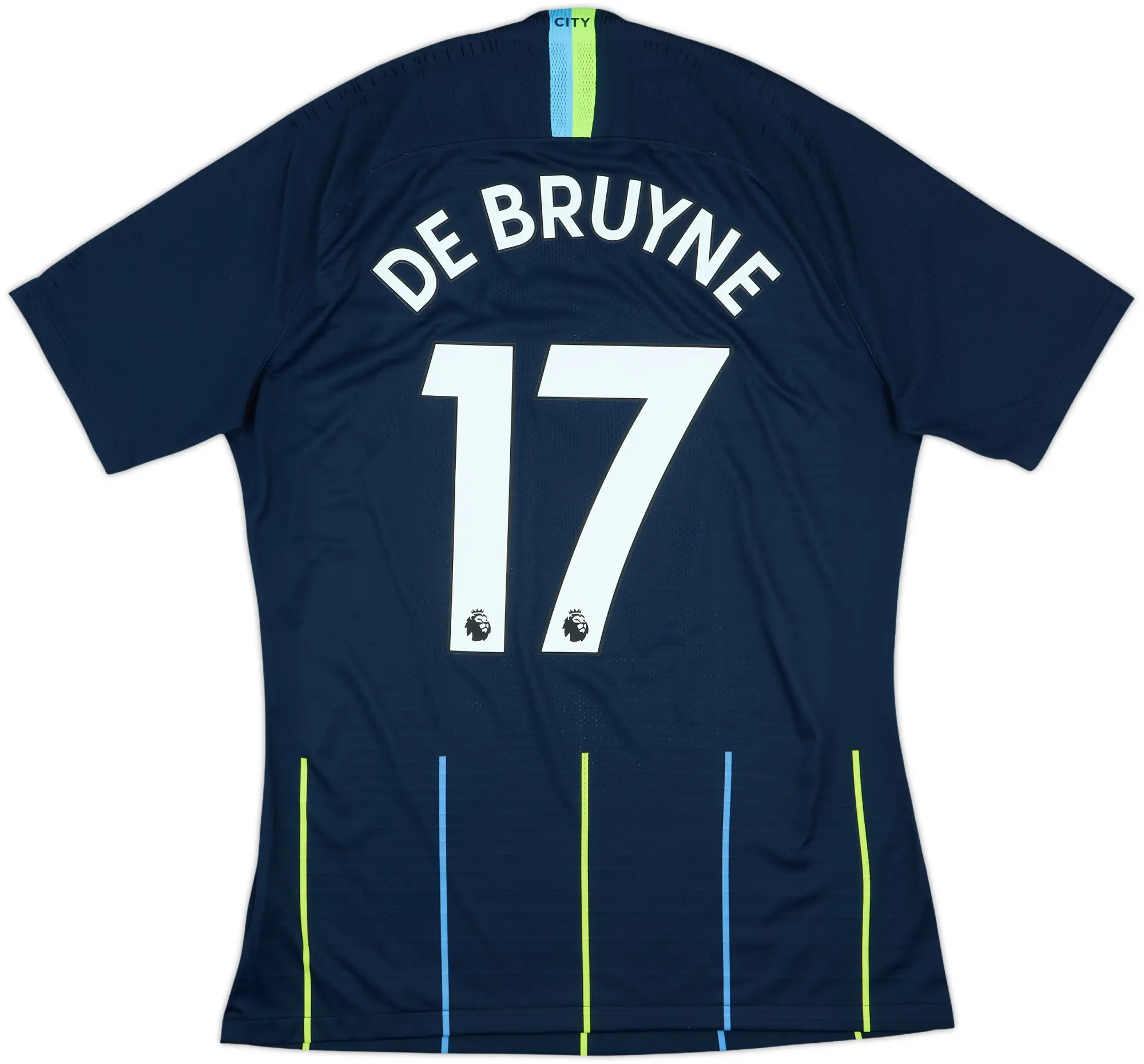 2018-19 Manchester City Player Issue Away Shirt De Bruyne #17 - 8/10 - (L)