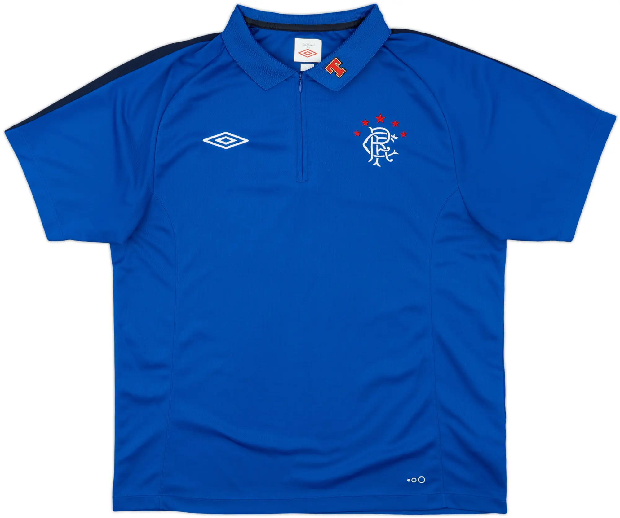 2011-12 Rangers Umbro 1/4 Zip Polo Shirt - 9/10 - (L)