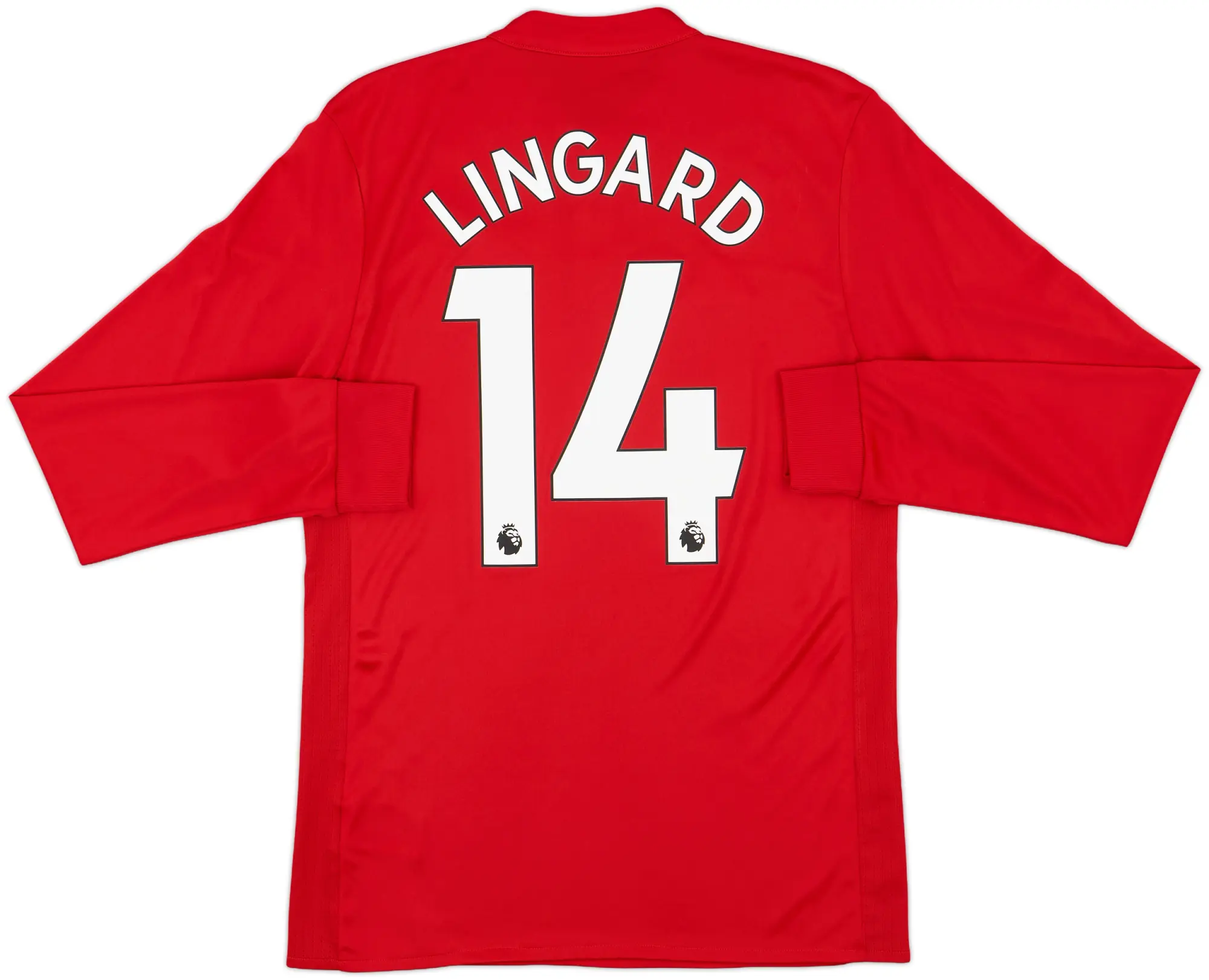 2017-18 Manchester United Home L/S Shirt Lingard #14 - 10/10 - (S)