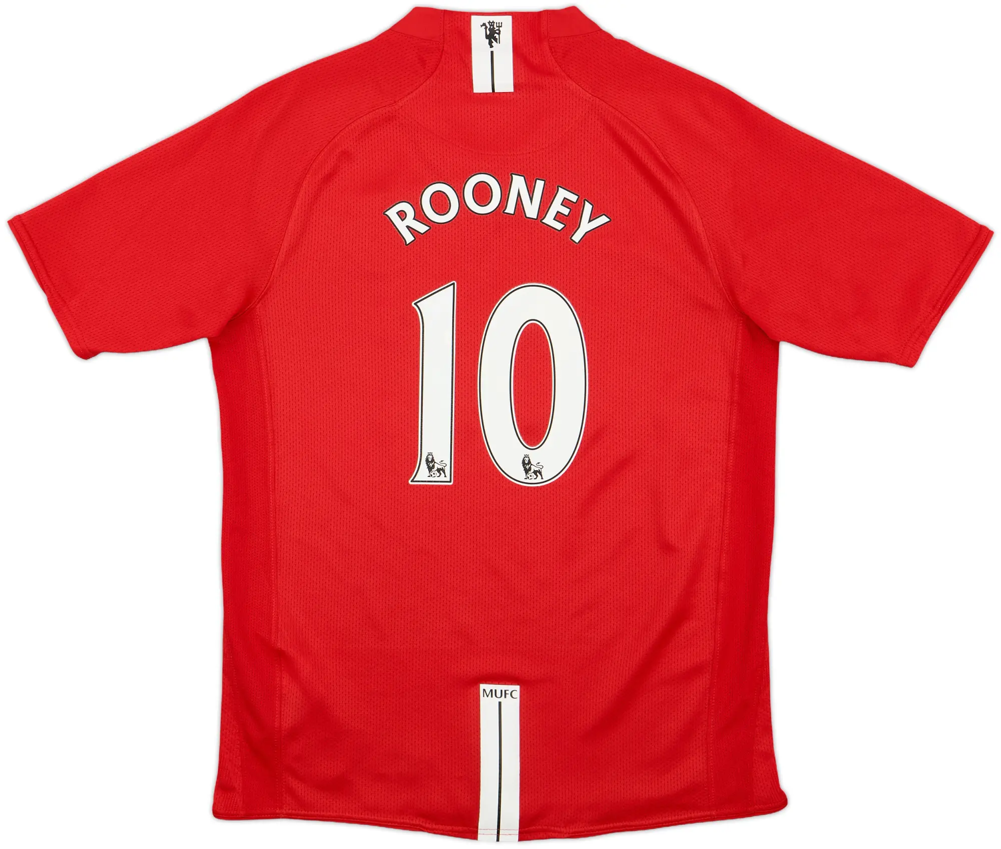 2007-09 Manchester United Home Shirt Rooney #10 - 9/10 - (XL.Boys)