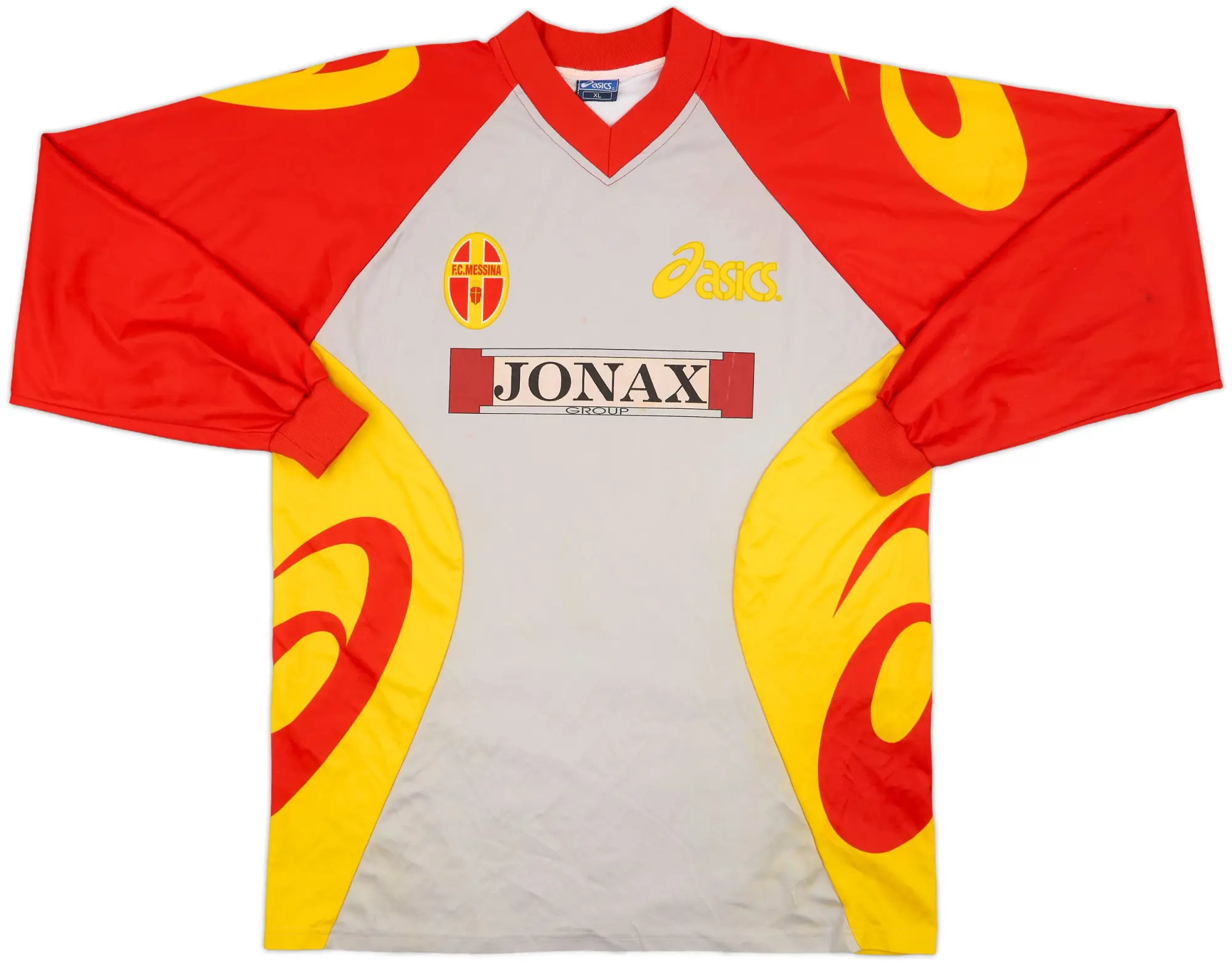 Asics Messina Mens LS Home Shirt 2001/02
