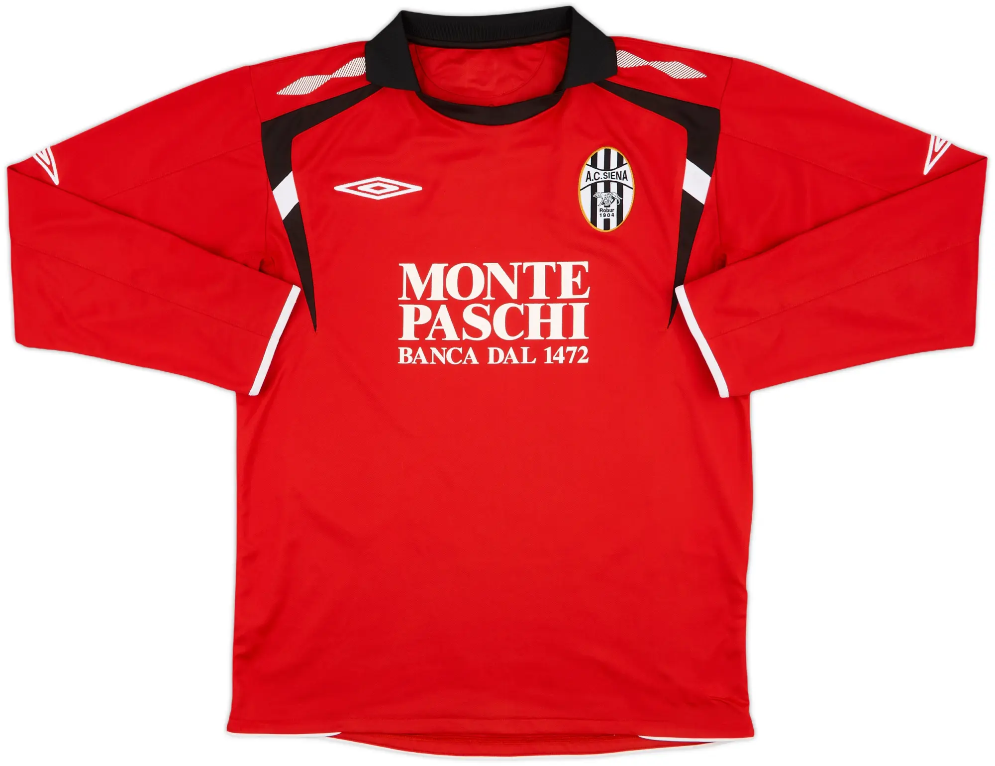 2008-09 Siena Away L/S Shirt - 9/10 - (L)