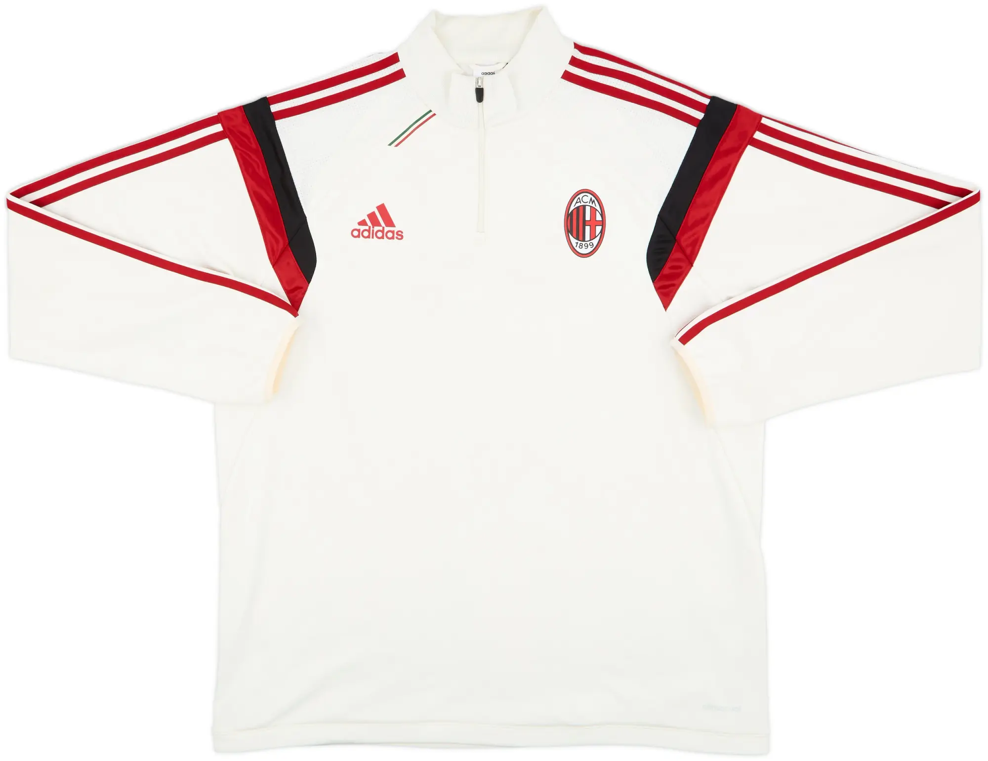 2014-15 AC Milan adidas 1/4 Zip Drill Top - 7/10 - (XL)